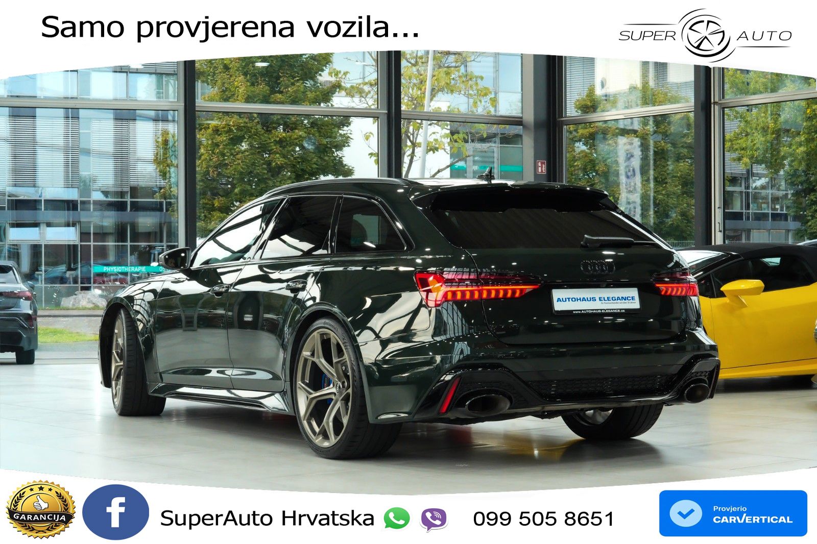 Audi RS6 Avant 4.0 TFSI V8 performance (630 KS)  quattro tiptronic LED+GR SJED+ACC