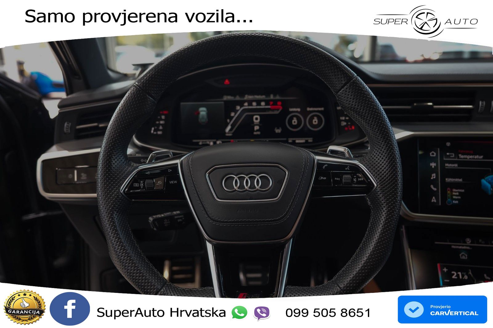 Audi RS6 Avant 4.0 TFSI V8 performance (630 KS)  quattro tiptronic LED+GR SJED+ACC