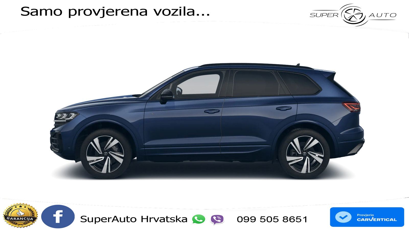 Volkswagen Touareg 3.0 V6 TDI (286 KS) 4MOTION Tiptronic ZRAČNI+ACC+GR SJED+KAM