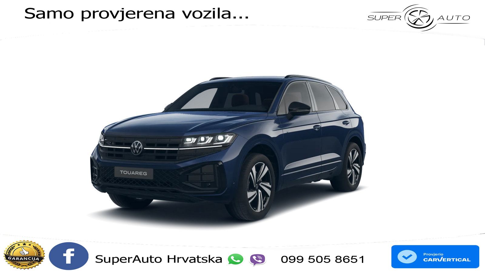 Volkswagen Touareg 3.0 V6 TDI (286 KS) 4MOTION Tiptronic ZRAČNI+ACC+GR SJED+KAM