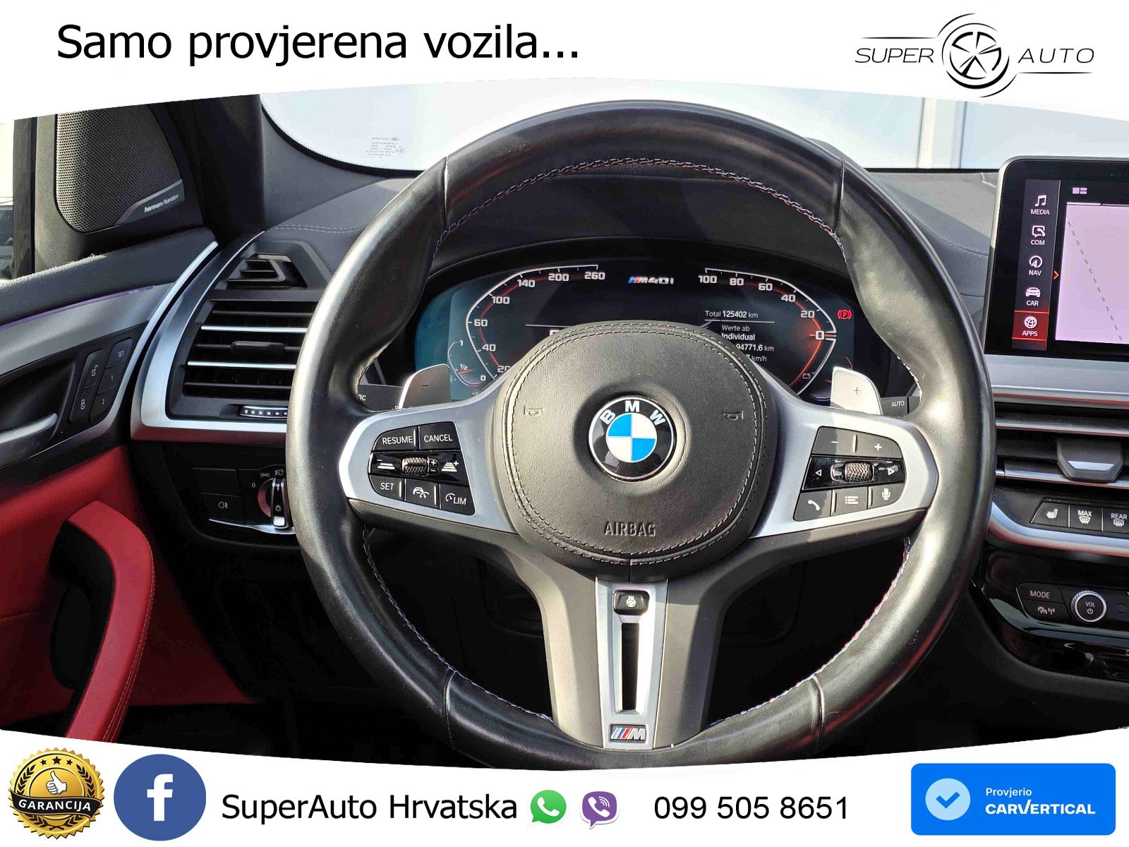 BMW X3 M40i xDrive Steptronic LED+GR SJED+ACC