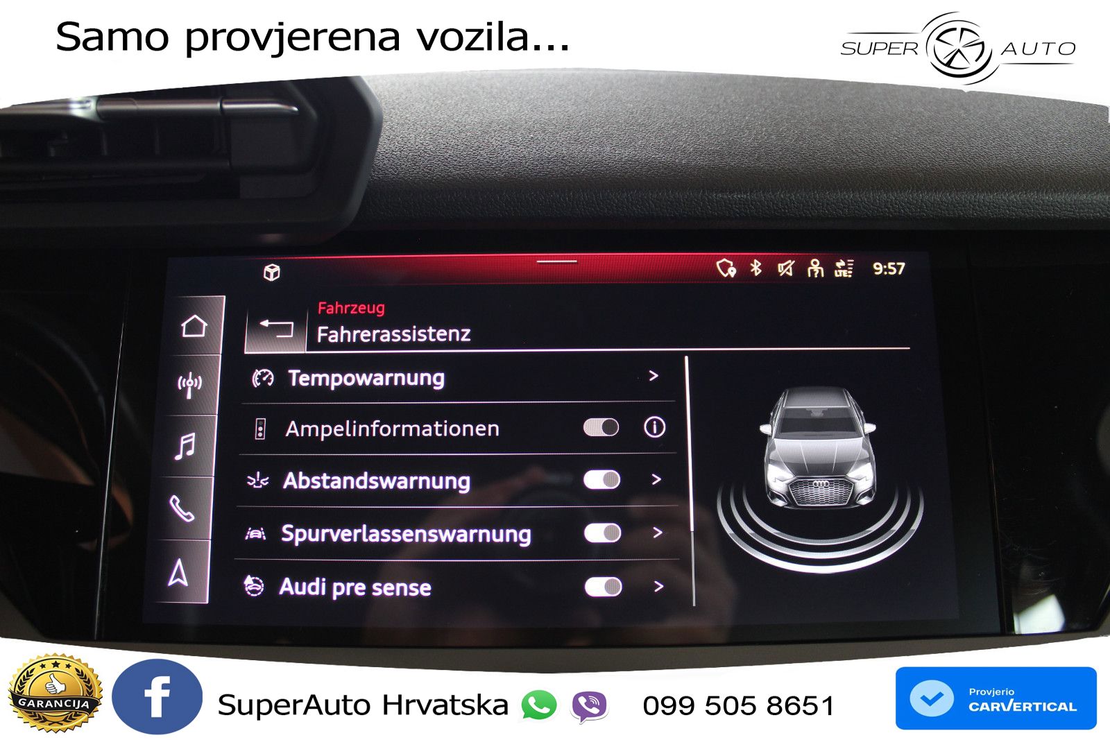 Audi A3 Limuzina 35 TFSI (150 KS) S tronic LED+GR SJED+ACC