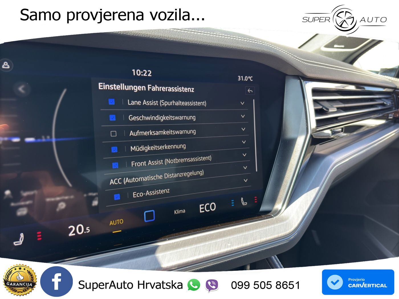 Volkswagen Touareg 3.0 V6 TFSI (381 KS) 4MOTION Tiptronic ZRAČNI+ACC+GR SJED+KAM+PANO