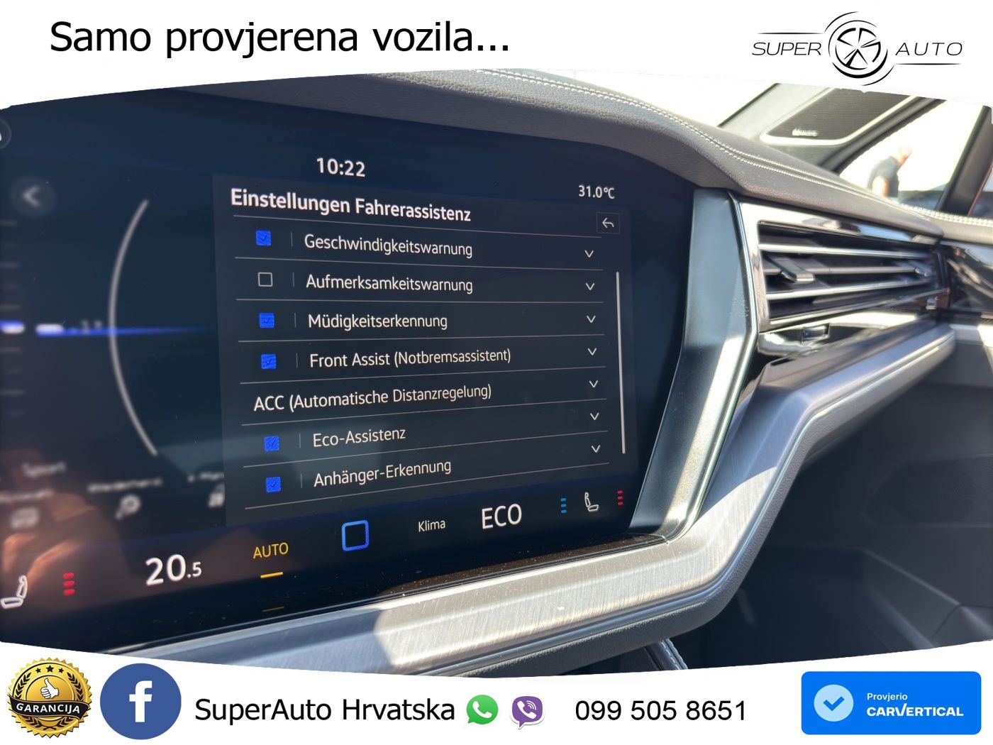 Volkswagen Touareg 3.0 V6 TFSI (381 KS) 4MOTION Tiptronic ZRAČNI+ACC+GR SJED+KAM+PANO
