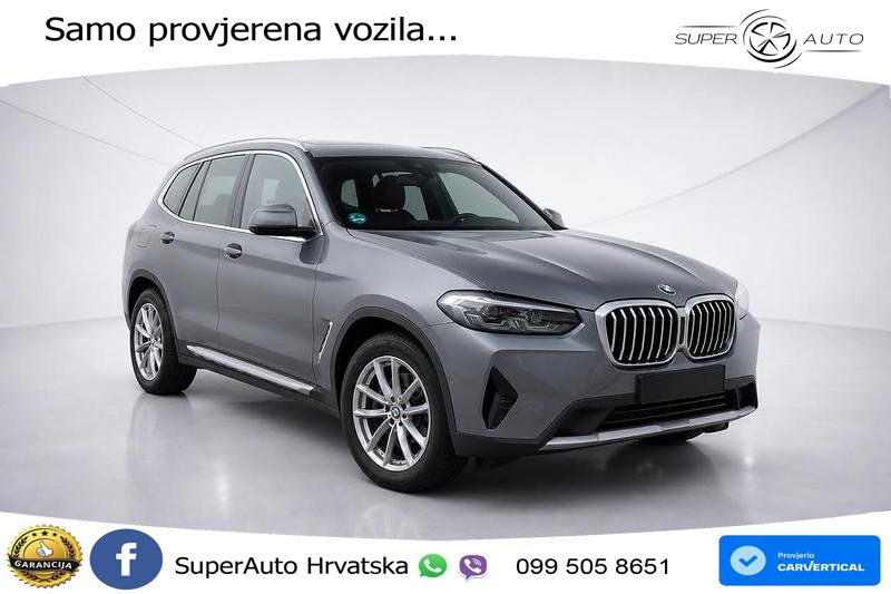 BMW X3 20i xDrive Steptronic ACC+GR SJED+360+PANO