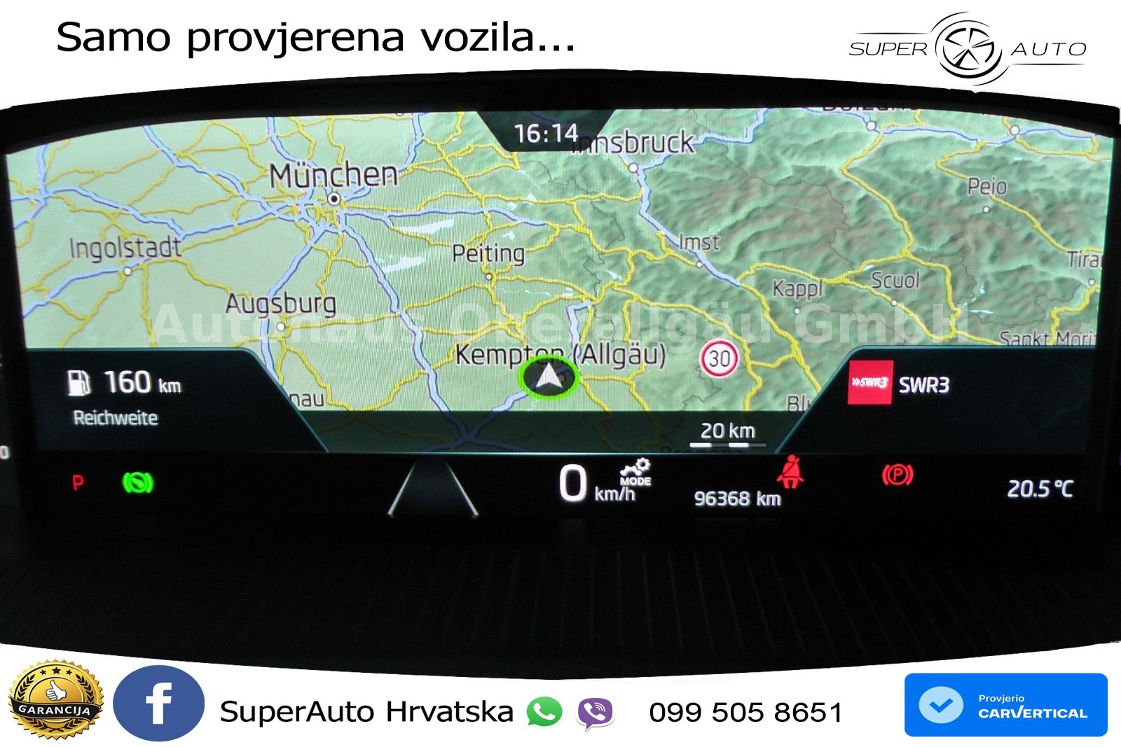Škoda Octavia Combi 2.0 TDI (150 KS) DSG SportLine LED+GR SJED+ACC