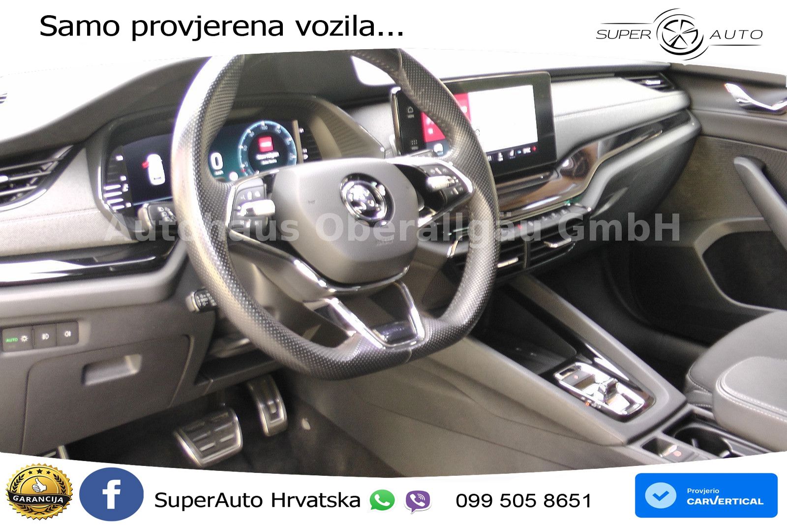 Škoda Octavia Combi 2.0 TDI (150 KS) DSG SportLine LED+GR SJED+ACC