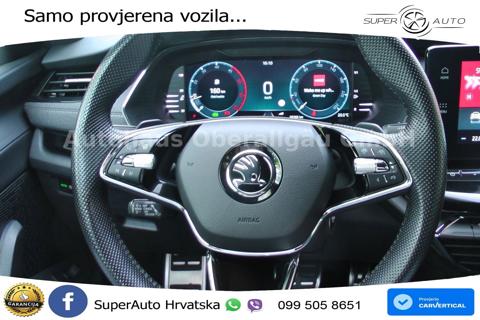 Škoda Octavia Combi 2.0 TDI (150 KS) DSG SportLine LED+GR SJED+ACC