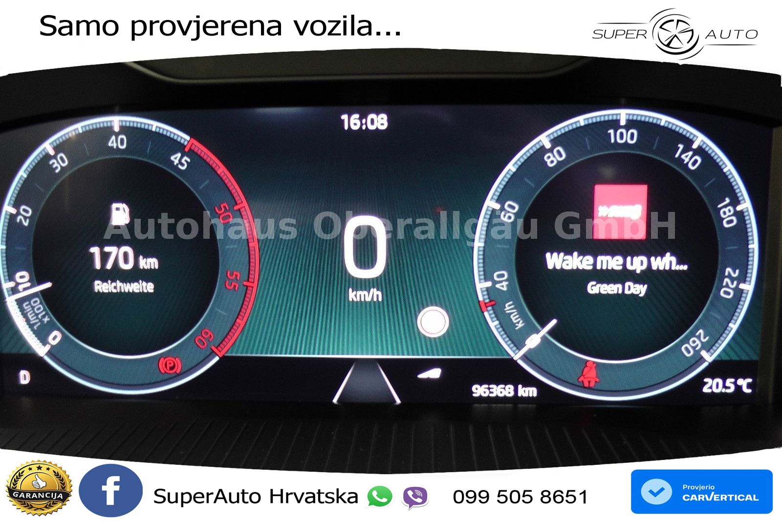 Škoda Octavia Combi 2.0 TDI (150 KS) DSG SportLine LED+GR SJED+ACC