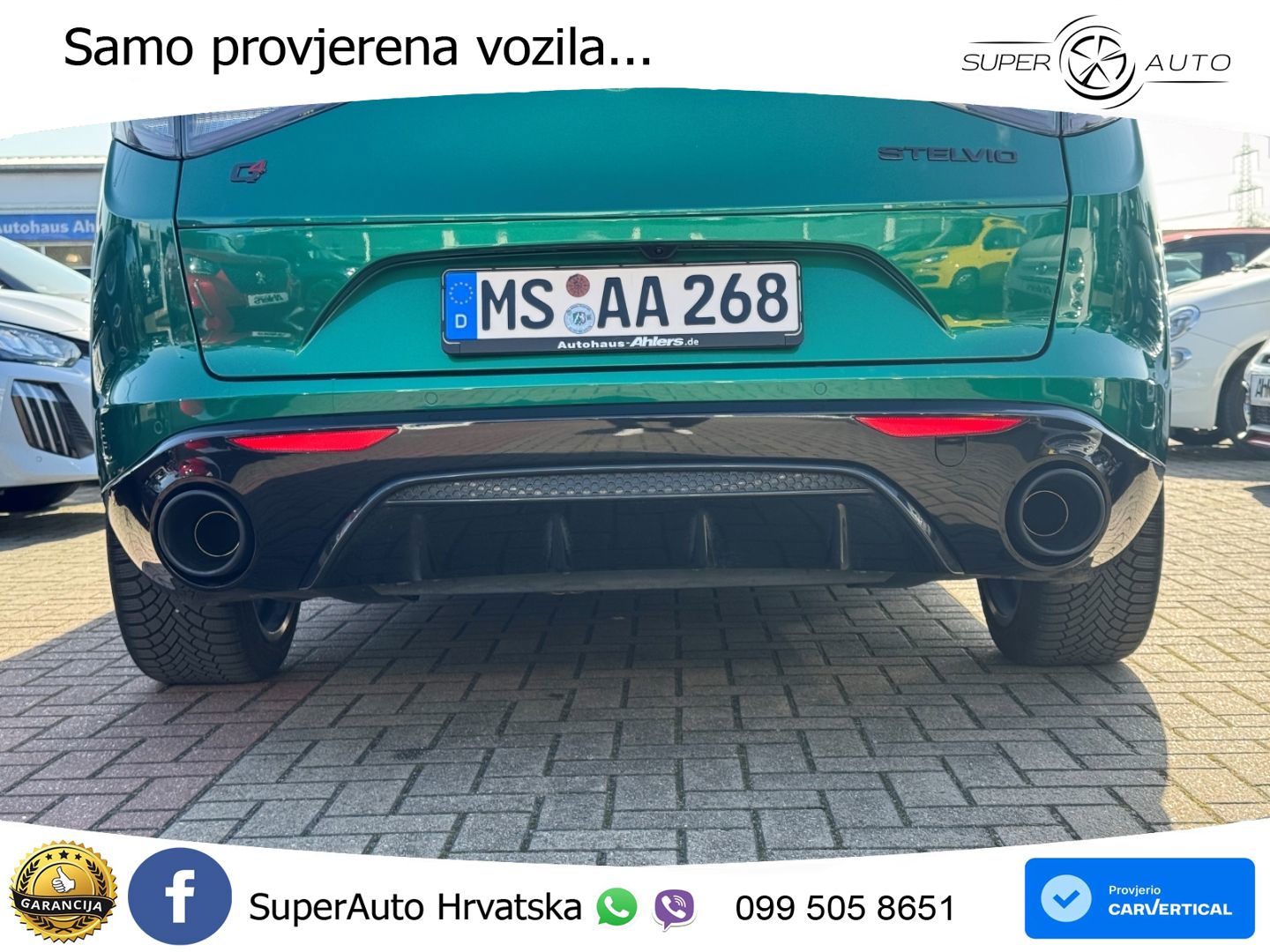 Alfa Romeo Stelvio 2.0 Turbo (280 KS) Q4 Automatic MATRIX+GR SJED+KAM
