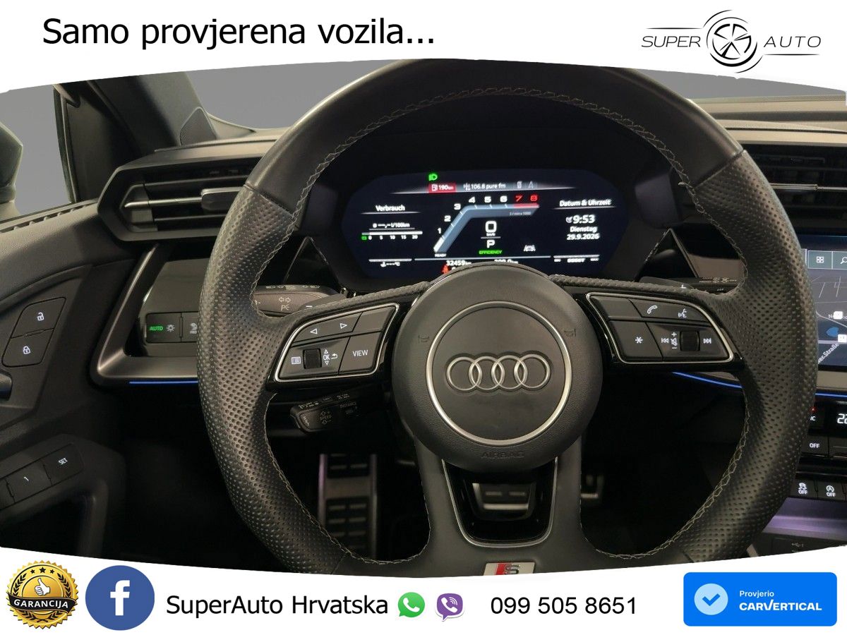 Audi S3 2.0 TFSI (310 KS) quattro S tronic MATRIX+GR SJED+KAM
