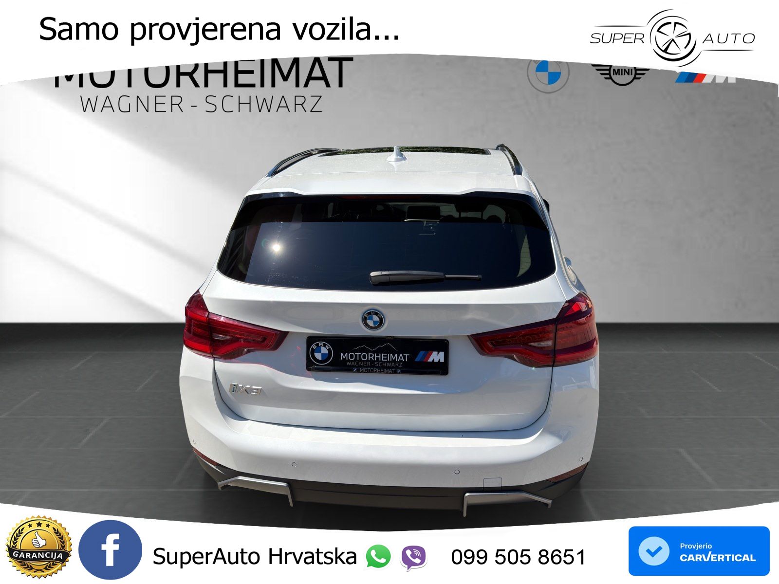 BMW iX3 80 kWh (286 KS) LED+GR SJED+ACC