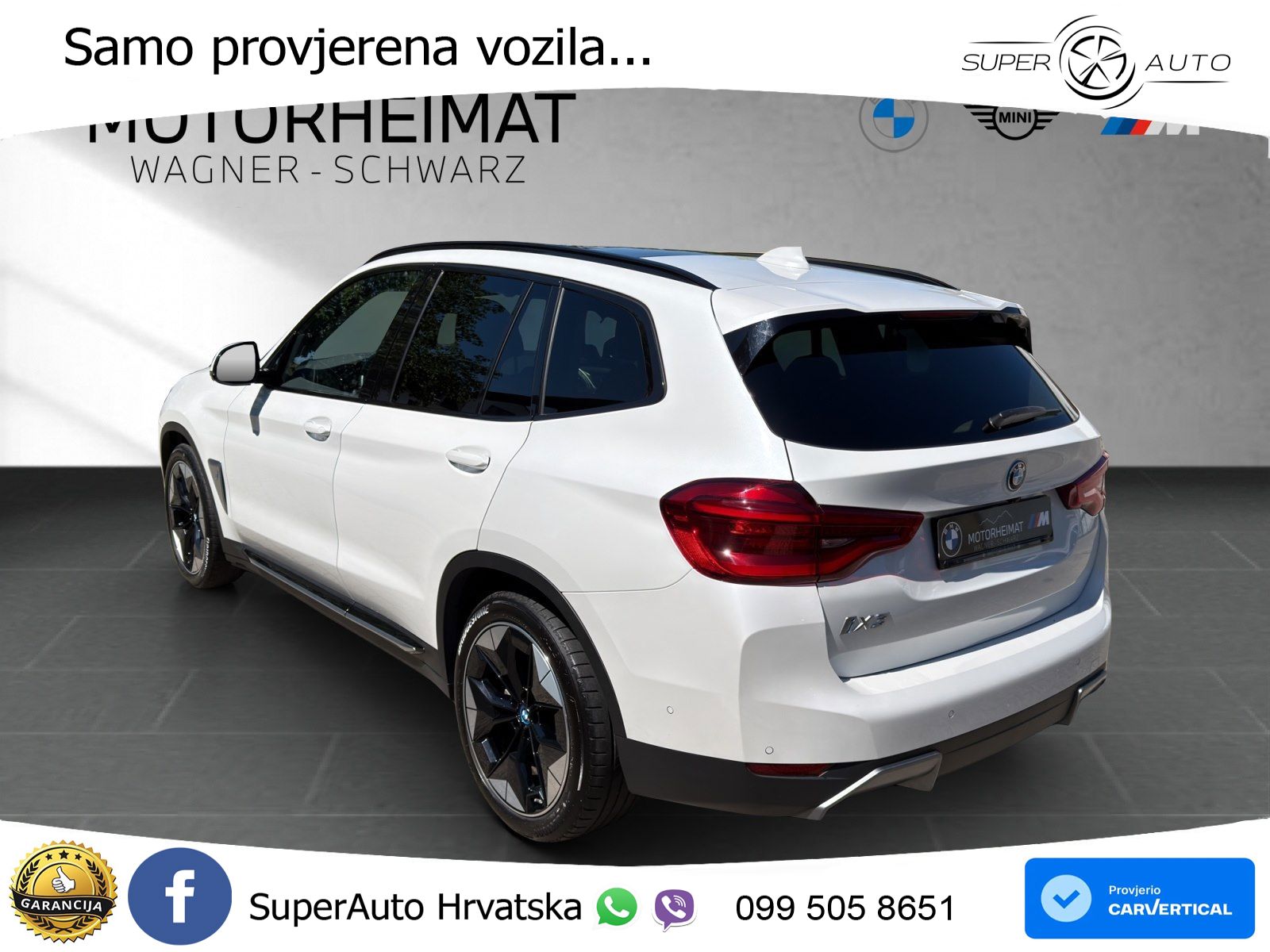 BMW iX3 80 kWh (286 KS) LED+GR SJED+ACC