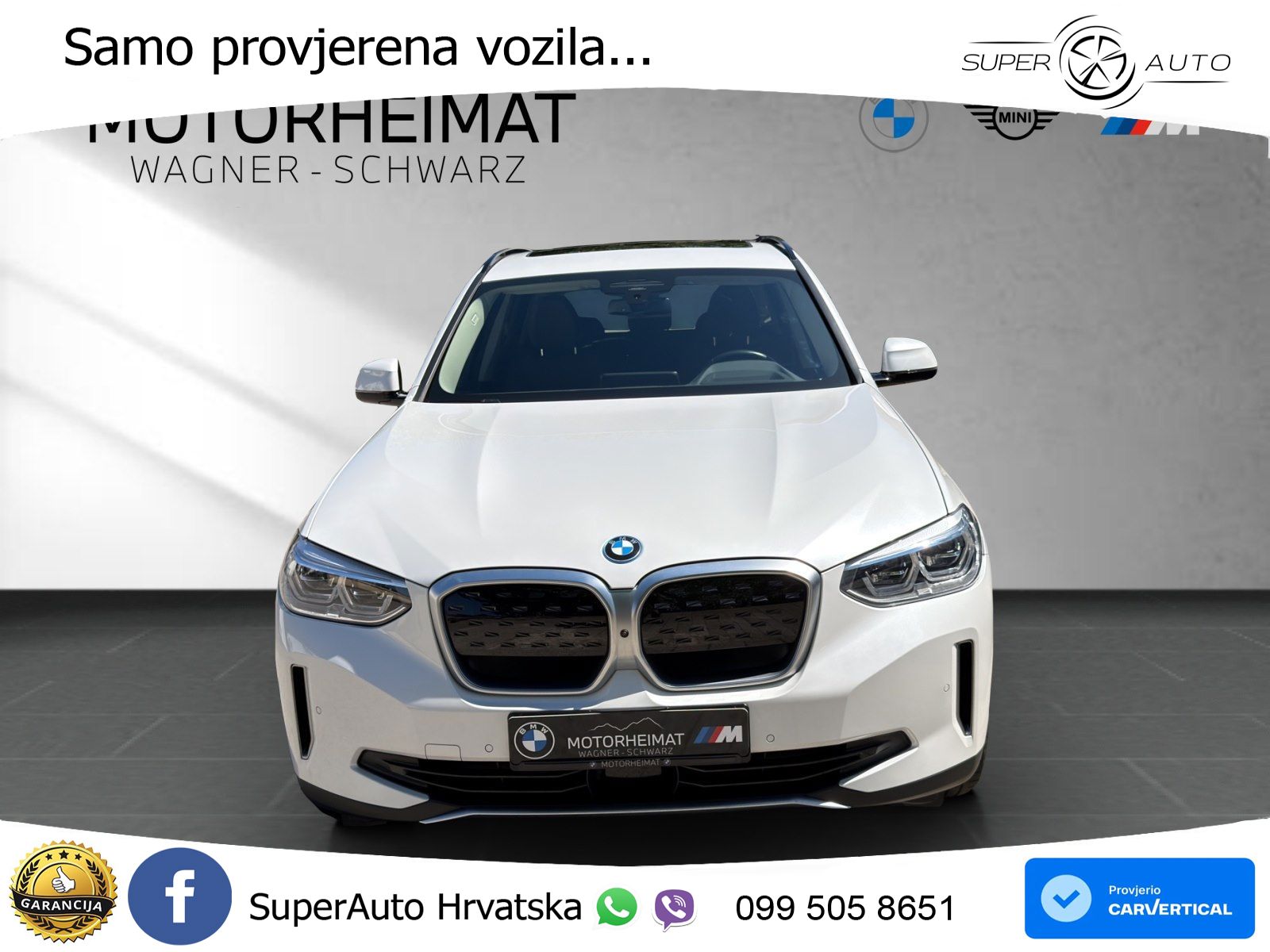 BMW iX3 80 kWh (286 KS) LED+GR SJED+ACC