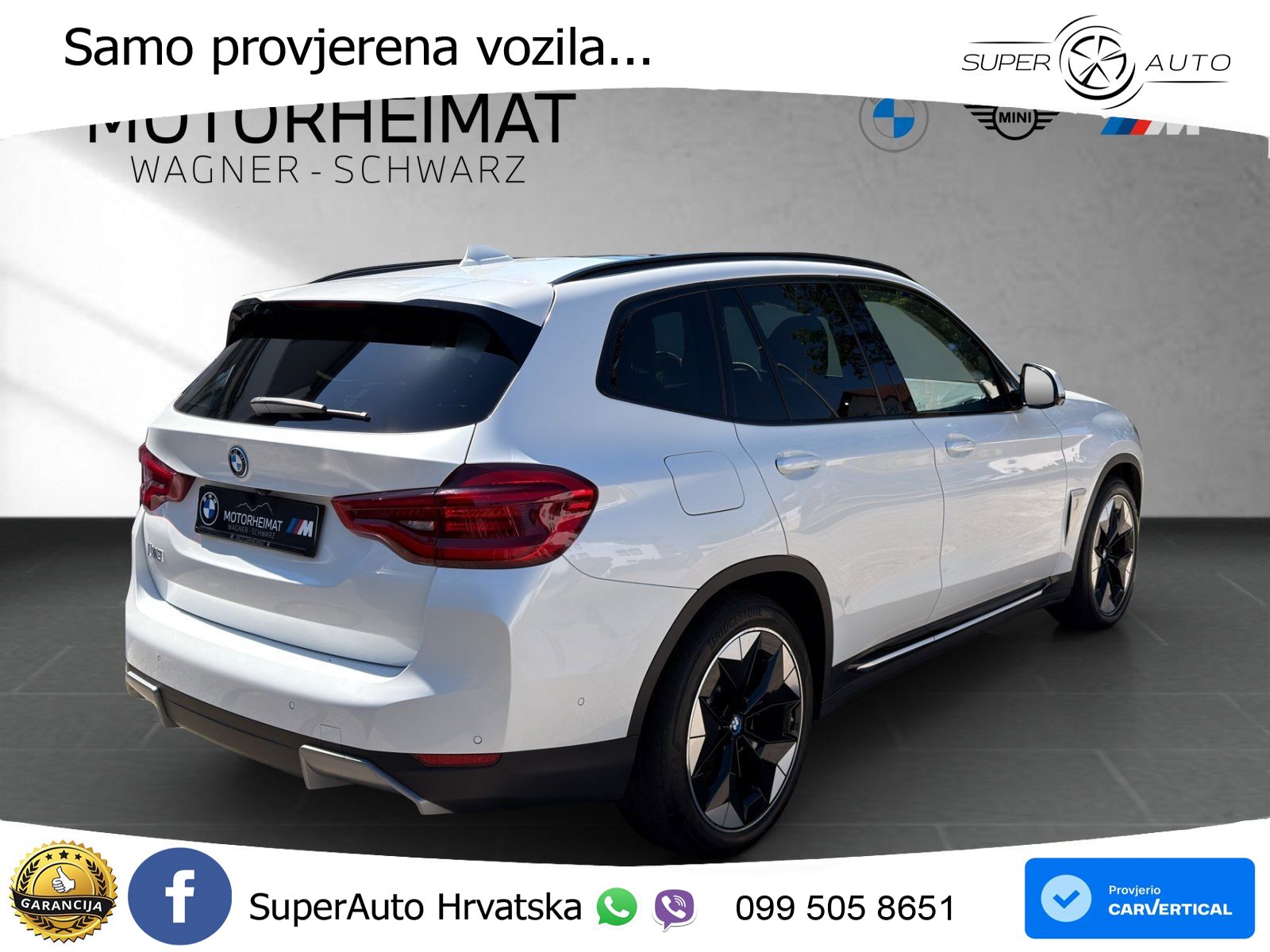 BMW iX3 80 kWh (286 KS) LED+GR SJED+ACC
