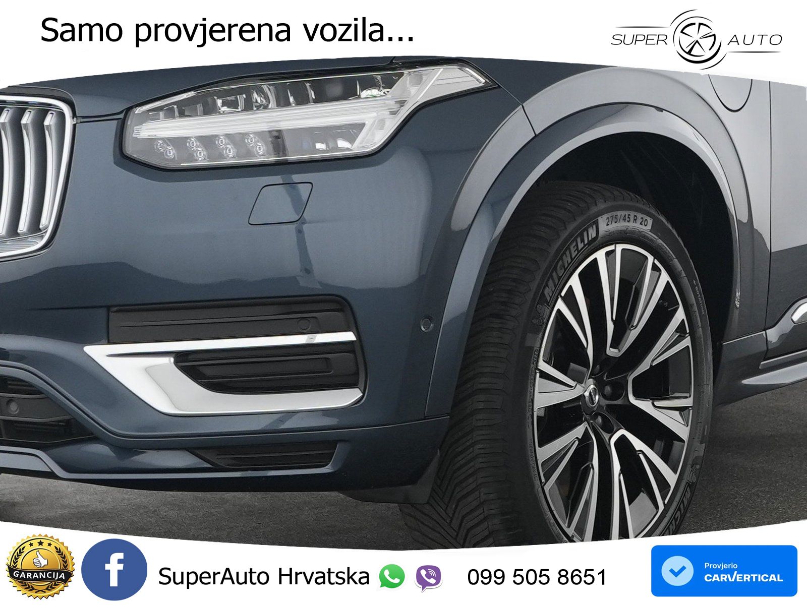 Volvo XC90 2.0 T8 AWD Automatic LED+GR SJED+ACC
