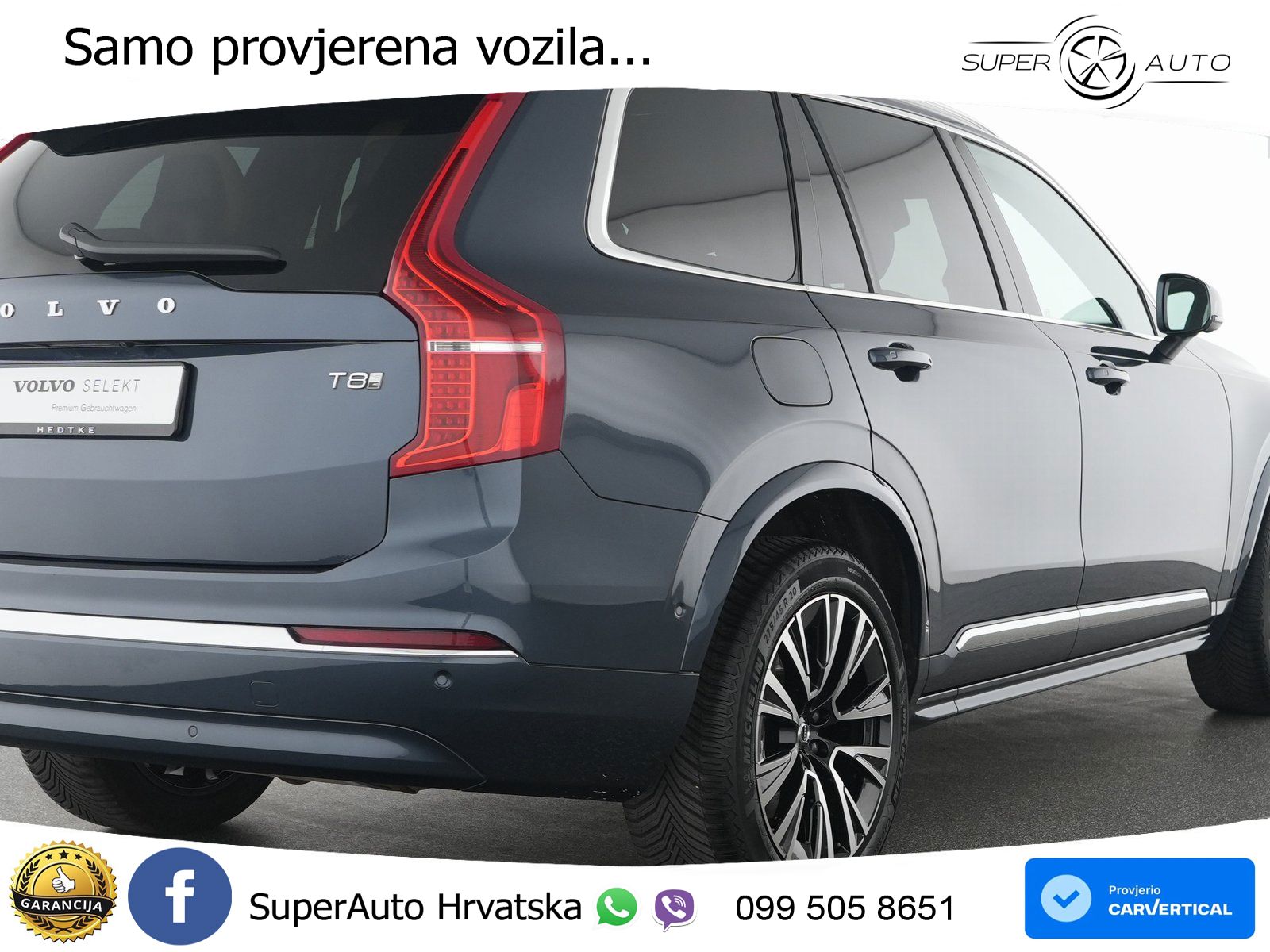 Volvo XC90 2.0 T8 AWD Automatic LED+GR SJED+ACC