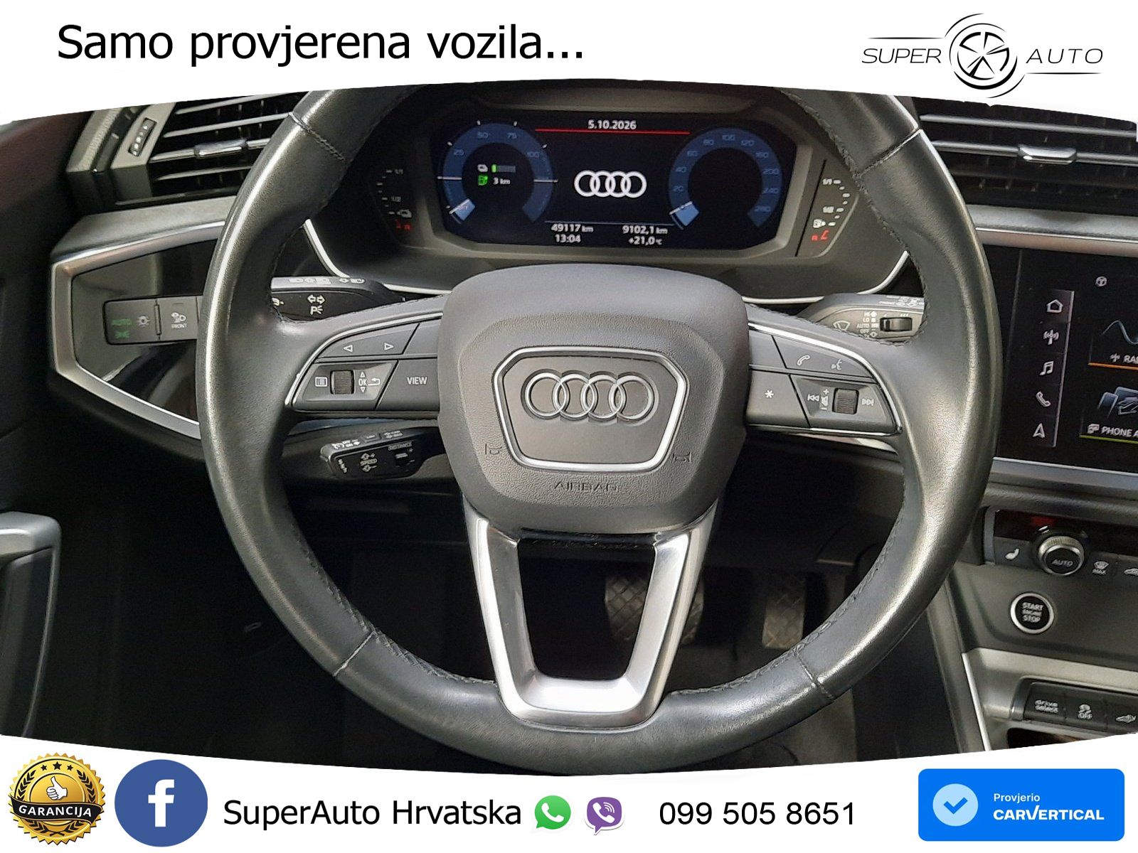 Audi Q3 45 TFSIe (245 KS) S tronic LED+GR SJED+ACC