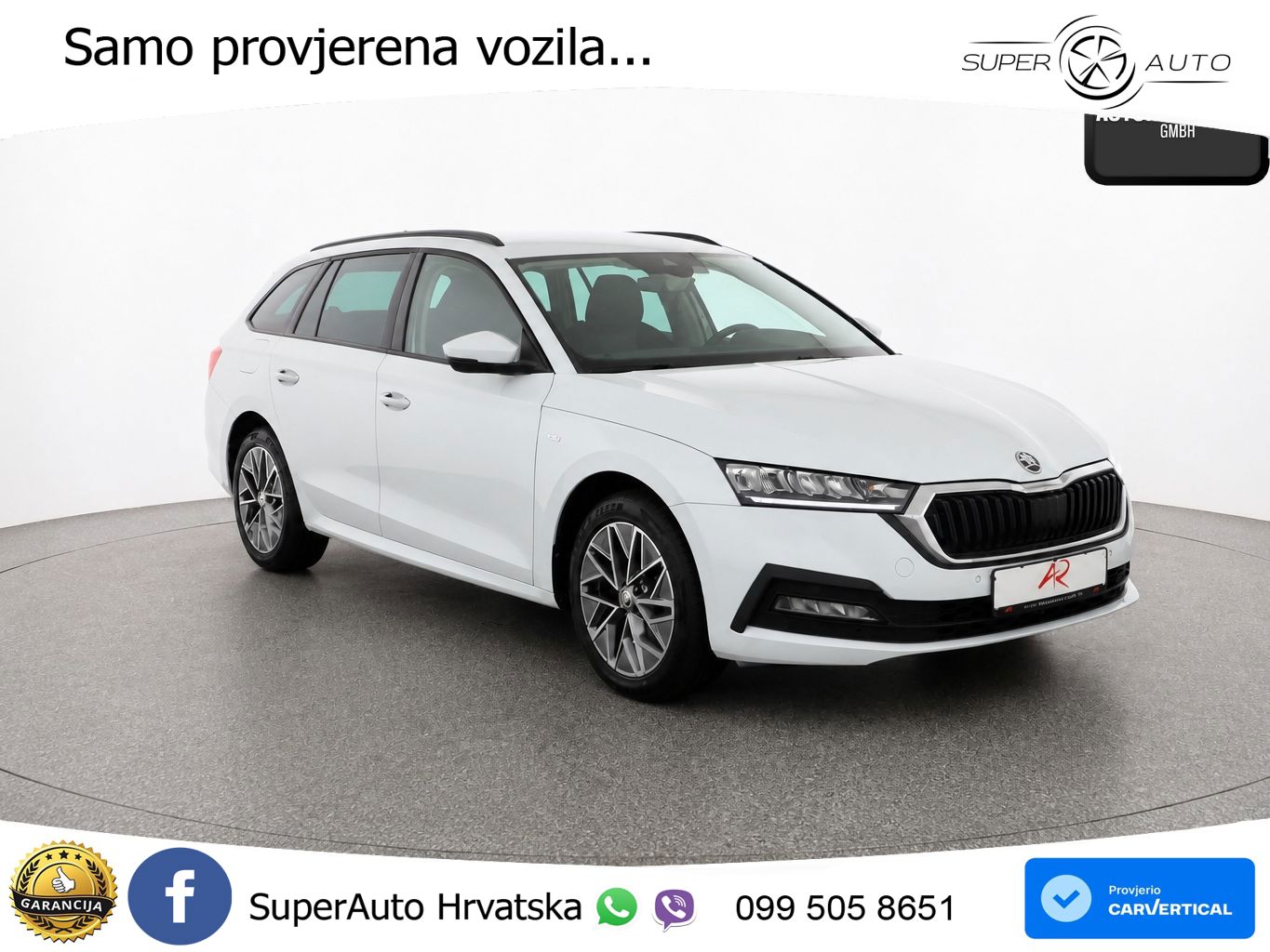 Škoda Octavia Combi 2.0 TDI (150 KS) DSG LED+GR SJED+ACC