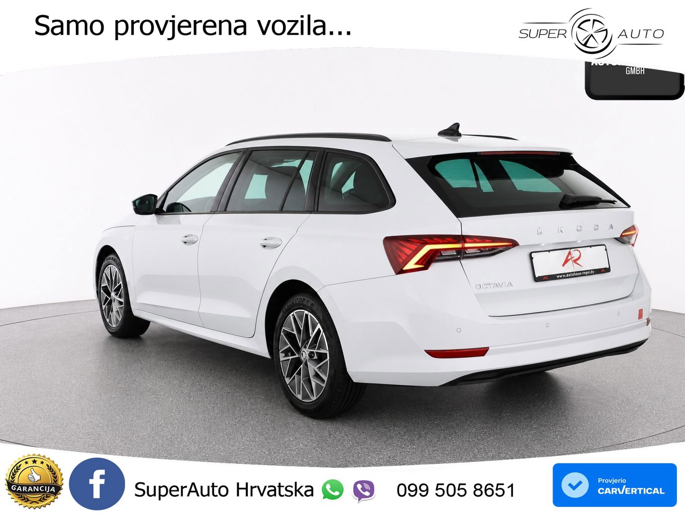Škoda Octavia Combi 2.0 TDI (150 KS) DSG LED+GR SJED+ACC
