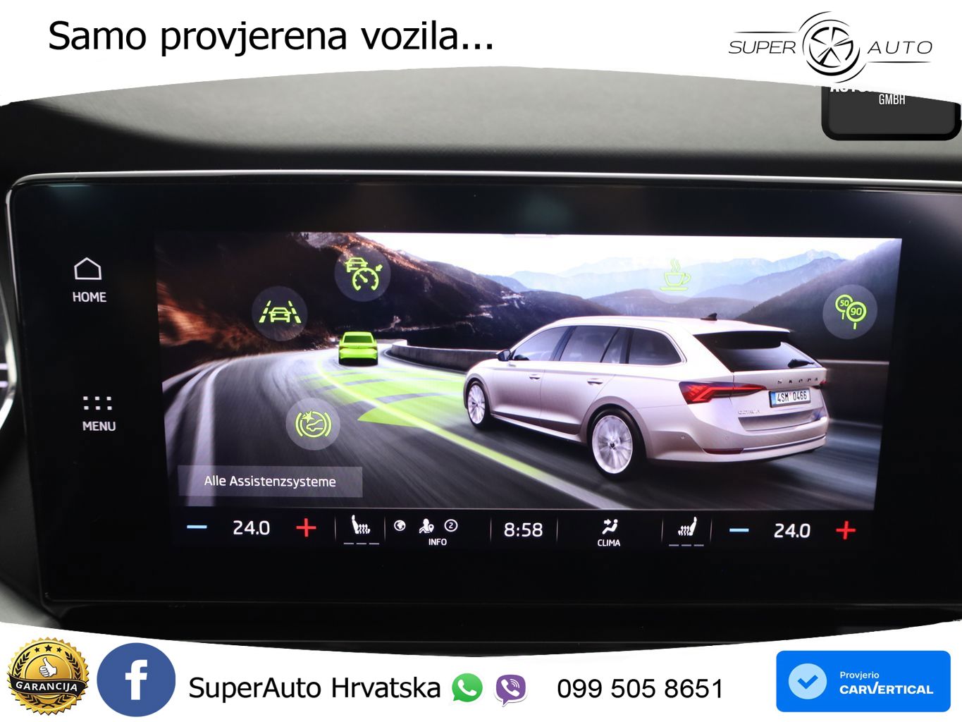 Škoda Octavia Combi 2.0 TDI (150 KS) DSG LED+GR SJED+ACC