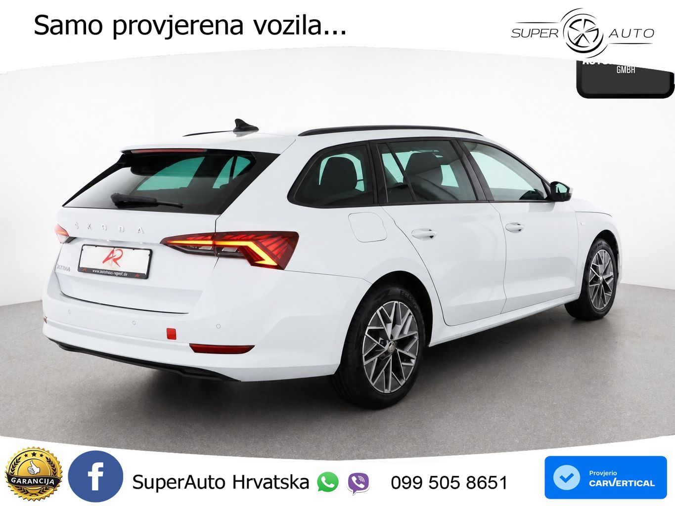 Škoda Octavia Combi 2.0 TDI (150 KS) DSG LED+GR SJED+ACC