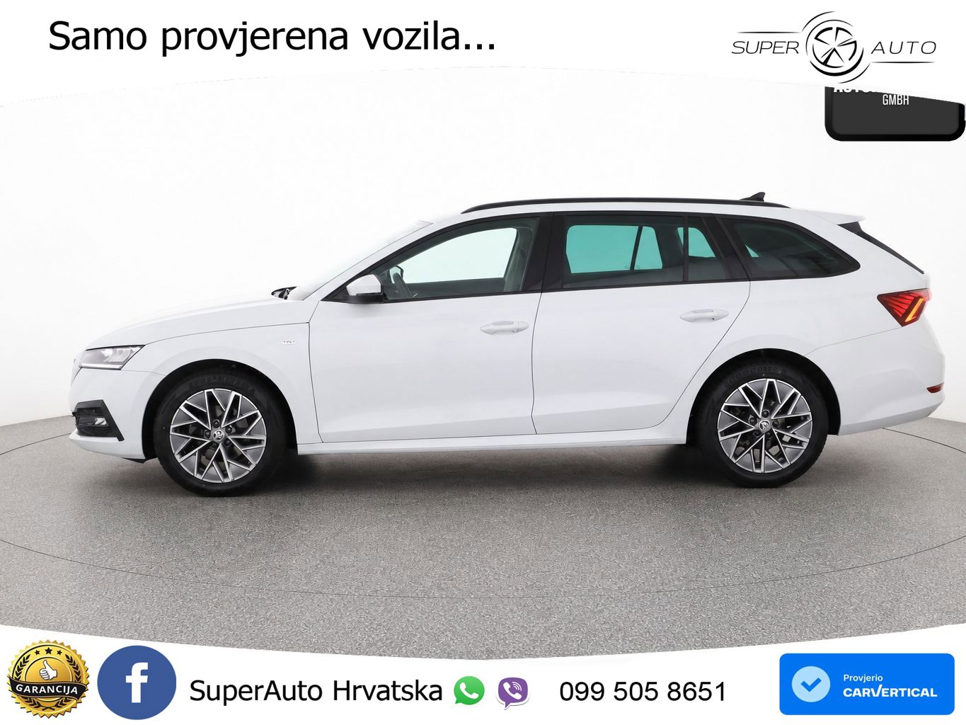 Škoda Octavia Combi 2.0 TDI (150 KS) DSG LED+GR SJED+ACC