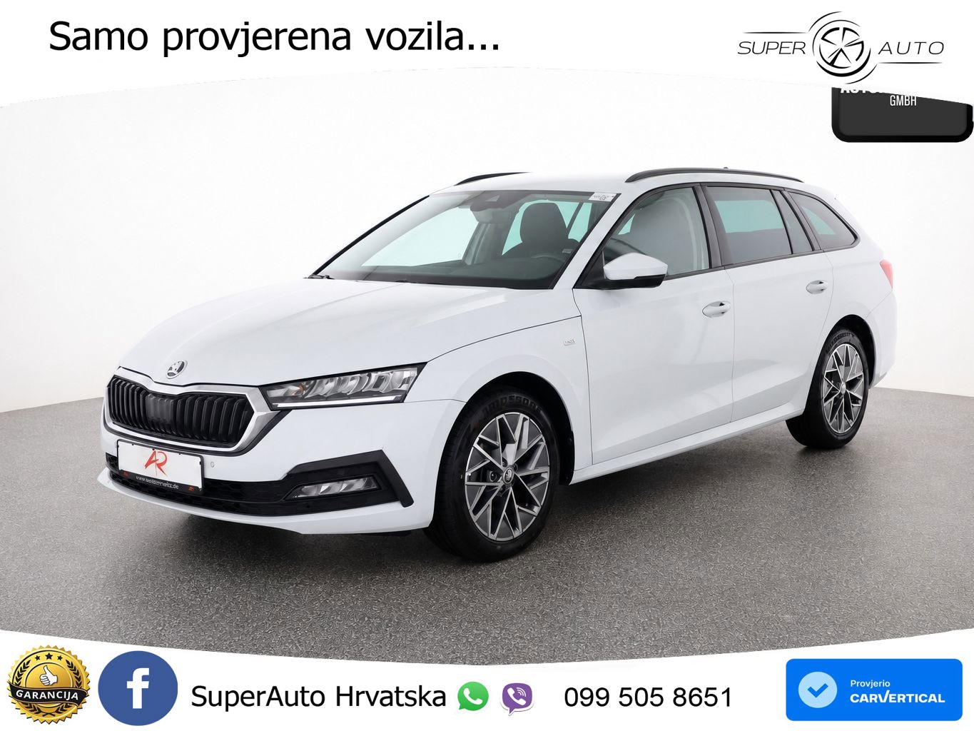 Škoda Octavia Combi 2.0 TDI (150 KS) DSG LED+GR SJED+ACC