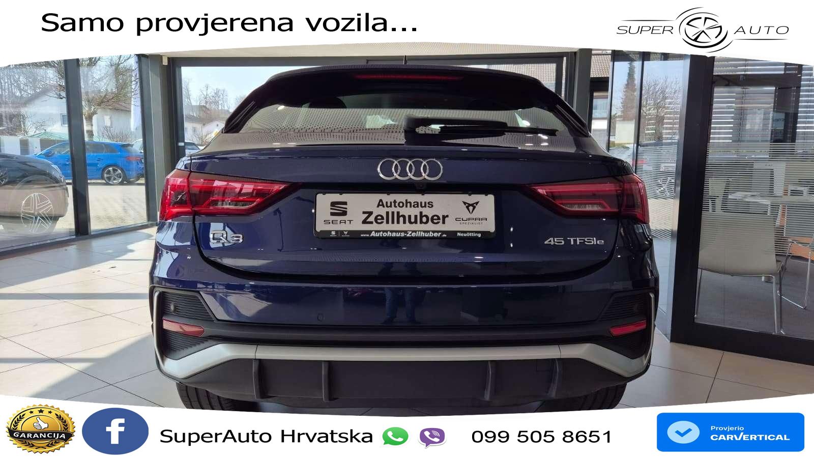 Audi Q3 Sportback 45 TFSIe (245 KS) S tronic S line LED+GR SJED+ACC