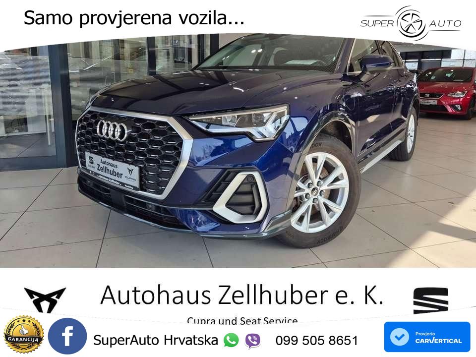 Audi Q3 Sportback 45 TFSIe (245 KS) S tronic S line LED+GR SJED+ACC