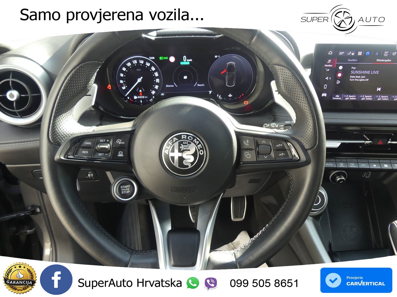 Alfa Romeo Tonale 1.5 Turbo (130 KS) 48V-Hybrid TCT LED+GR SJED+ACC