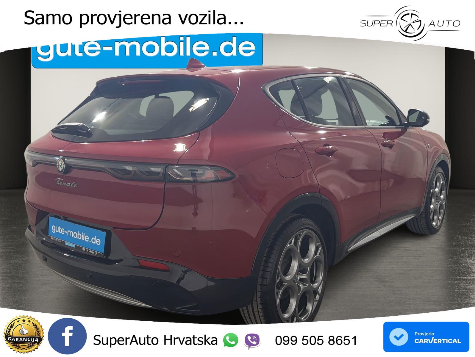 Alfa Romeo Tonale 1.5 VGT (160 KS) 48V-Hybrid TCT LED+GR SJED+ACC