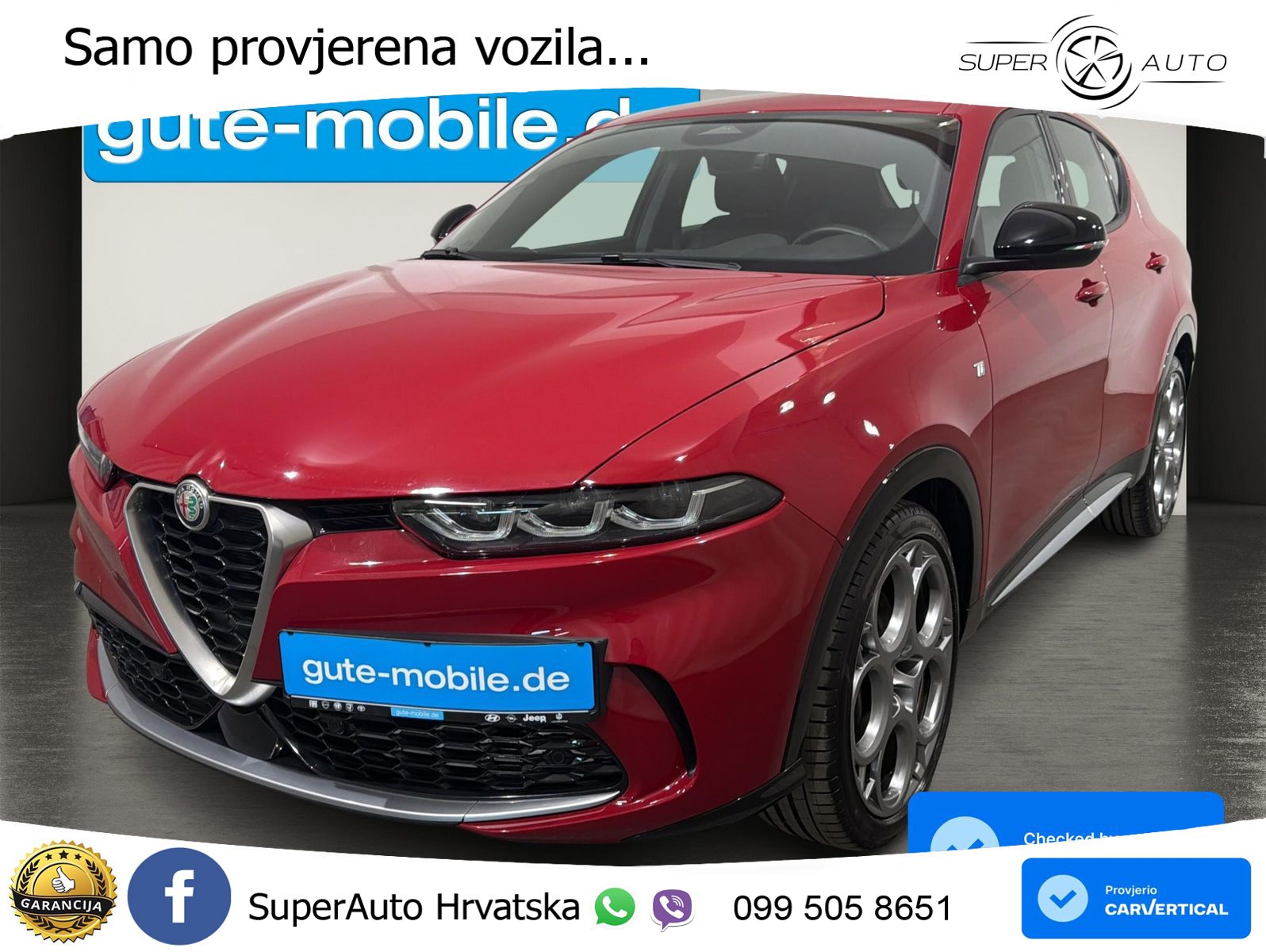 Alfa Romeo Tonale 1.5 VGT (160 KS) 48V-Hybrid TCT LED+GR SJED+ACC