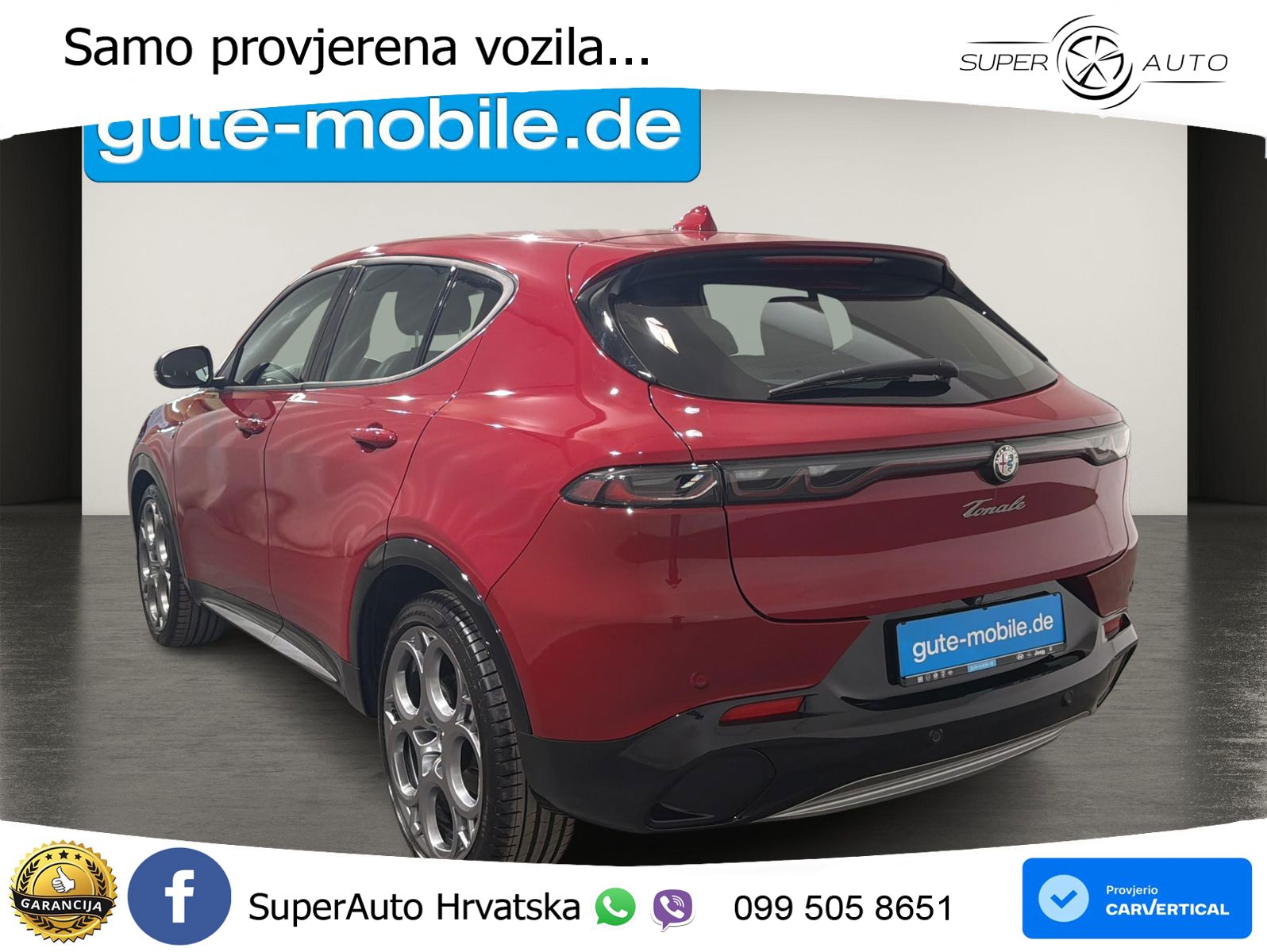 Alfa Romeo Tonale 1.5 VGT (160 KS) 48V-Hybrid TCT LED+GR SJED+ACC