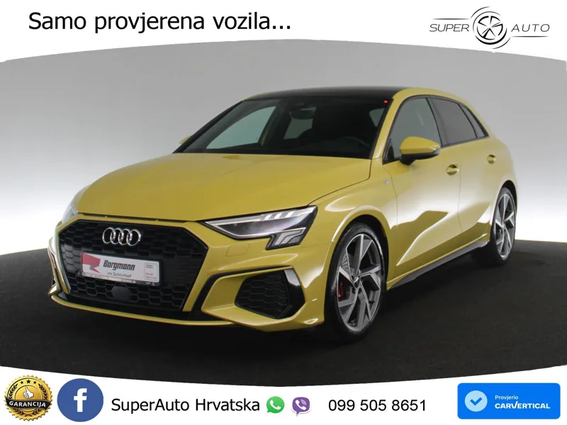 Audi A3 35 TFSI (150 KS) S tronic S line LED+GR SJED+ACC