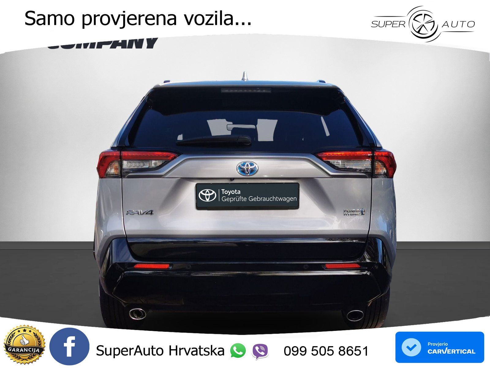 Toyota RAV4 2.5 D-4S (306 KS) Hybrid AWD-i e-CVT LED+GR SJED+ACC