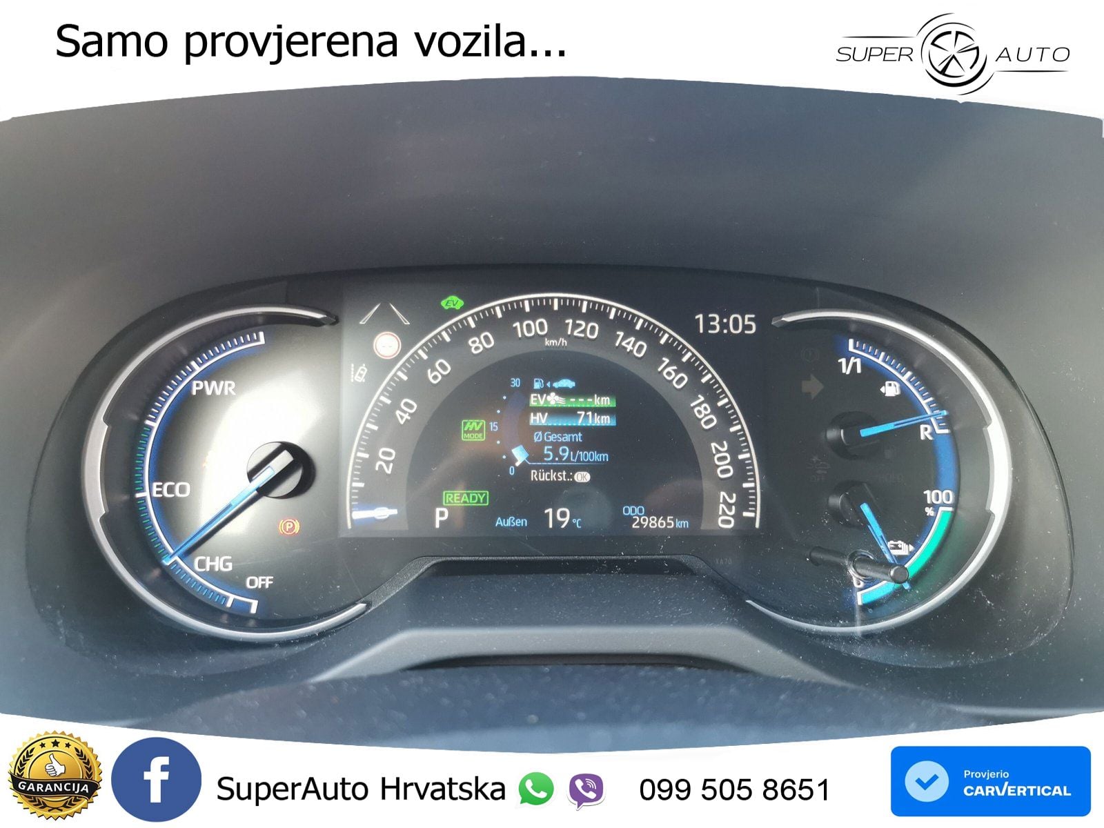 Toyota RAV4 2.5 D-4S (306 KS) Hybrid AWD-i e-CVT LED+GR SJED+ACC