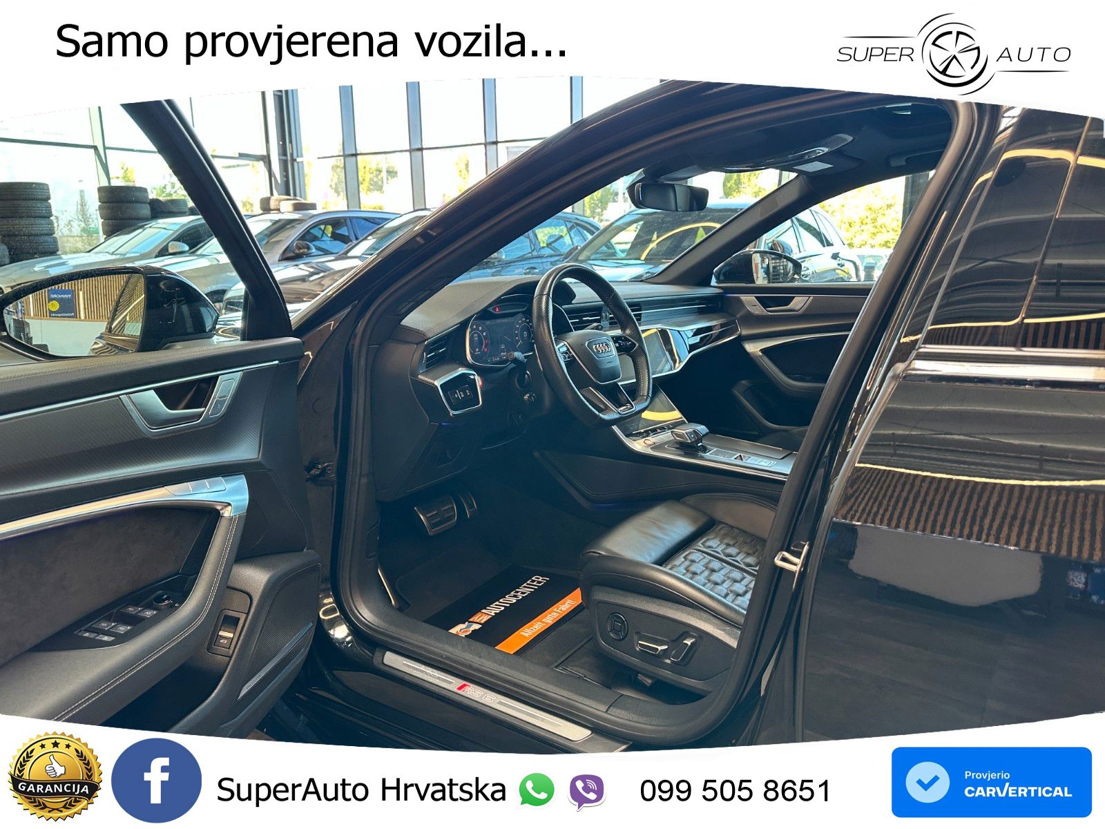 Audi RS6 Avant 4.0 TFSI V8 (600 KS) quattro Tiptronic ZRAČNI+ACC+GR SJED+KAM+PANO