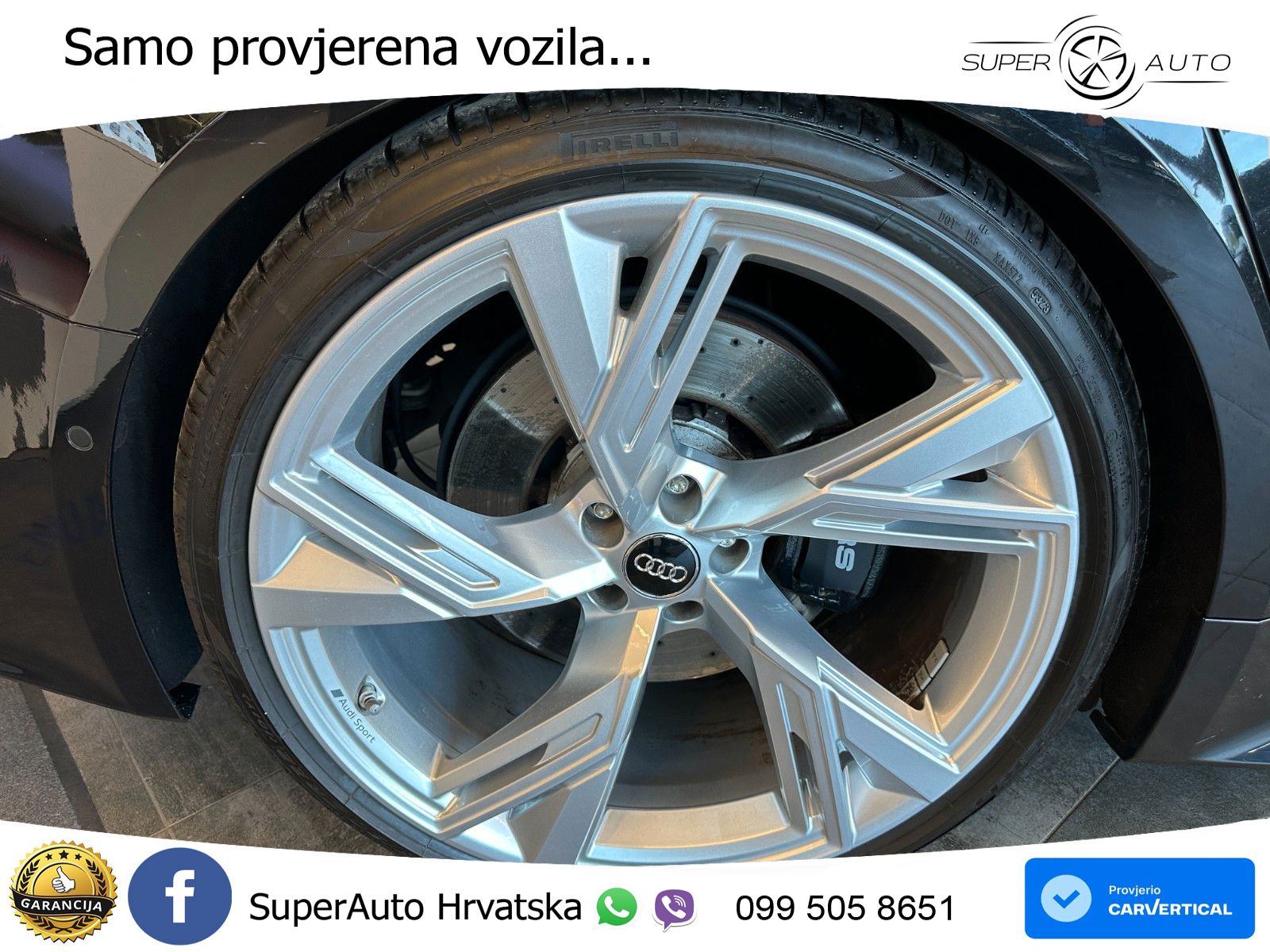 Audi RS6 Avant 4.0 TFSI V8 (600 KS) quattro Tiptronic ZRAČNI+ACC+GR SJED+KAM+PANO
