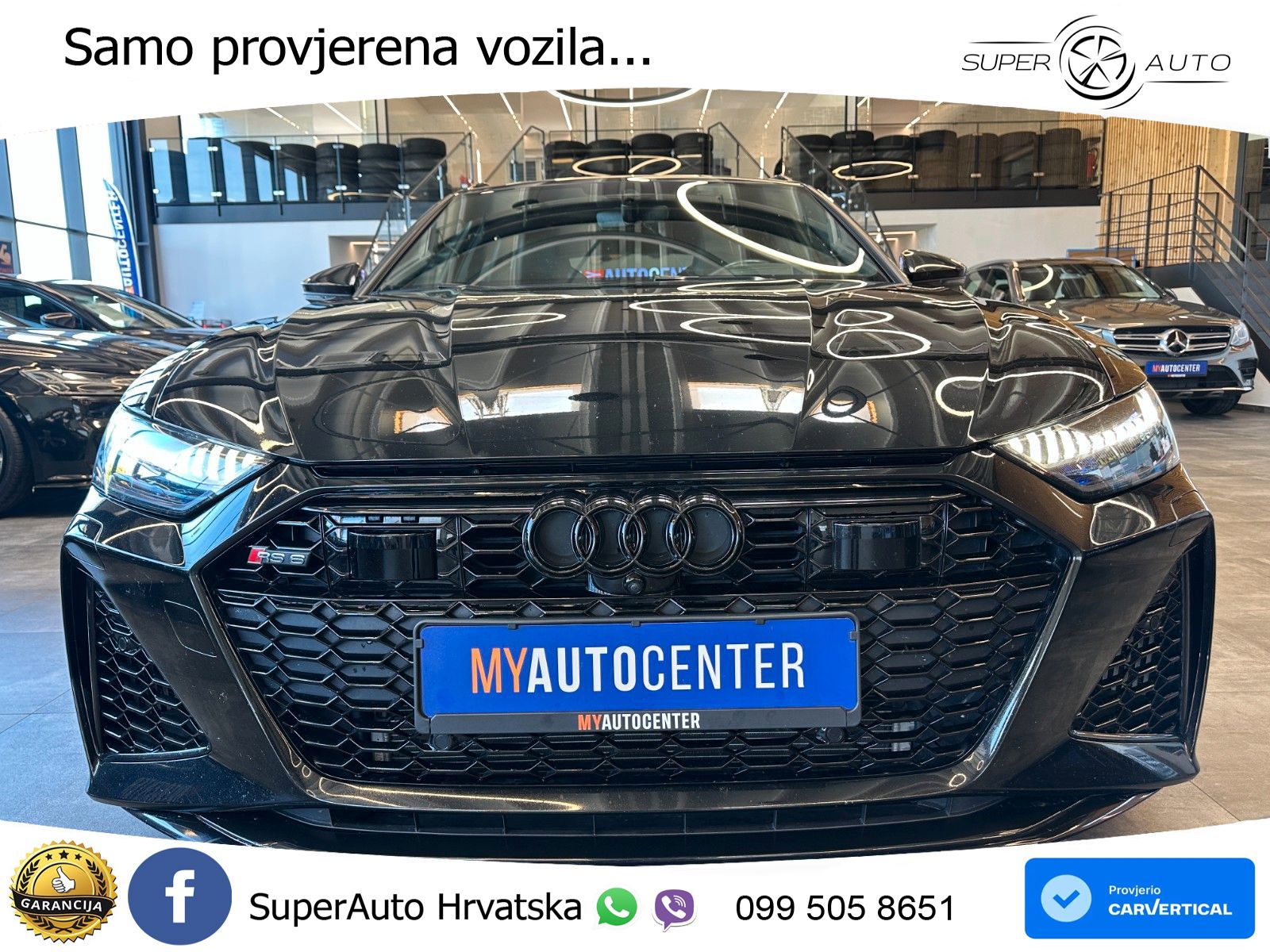 Audi RS6 Avant 4.0 TFSI V8 (600 KS) quattro Tiptronic ZRAČNI+ACC+GR SJED+KAM+PANO