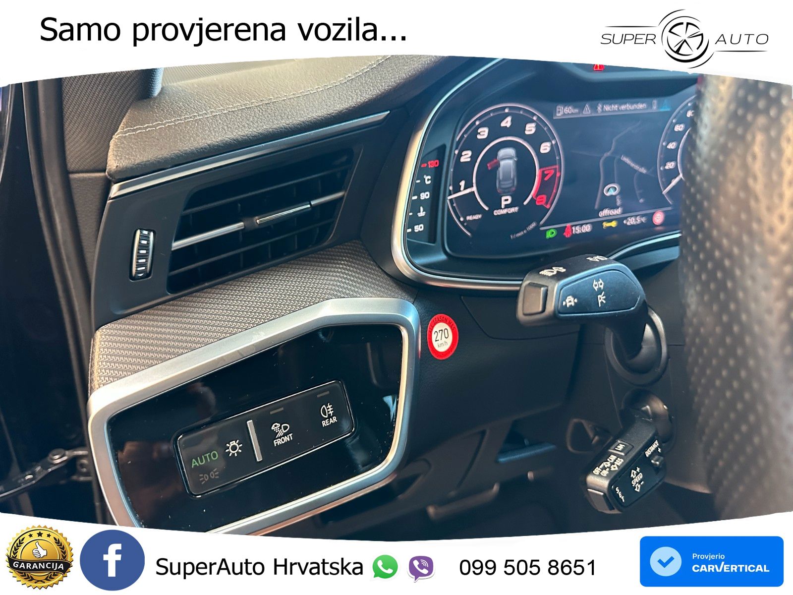 Audi RS6 Avant 4.0 TFSI V8 (600 KS) quattro Tiptronic ZRAČNI+ACC+GR SJED+KAM+PANO