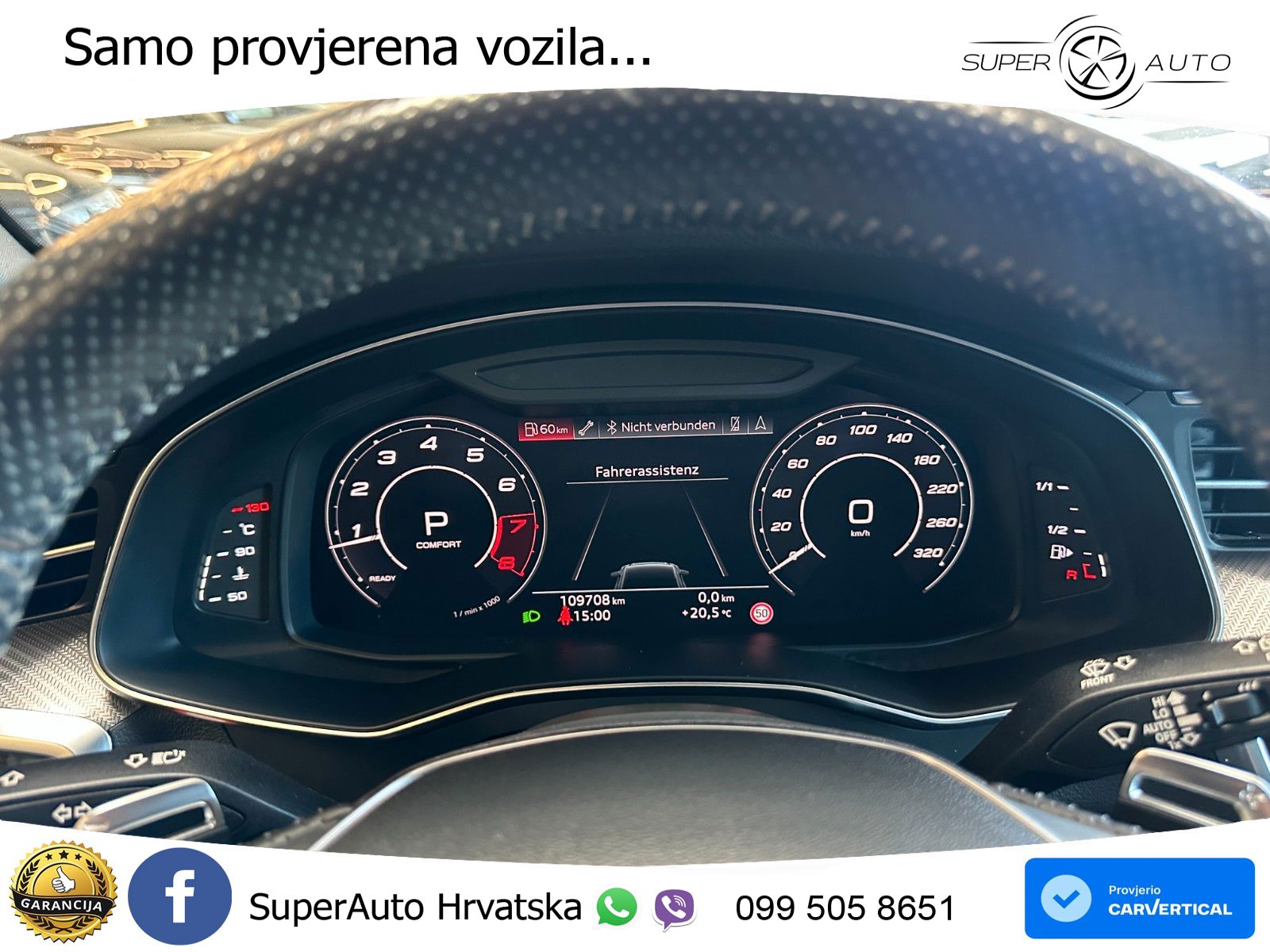 Audi RS6 Avant 4.0 TFSI V8 (600 KS) quattro Tiptronic ZRAČNI+ACC+GR SJED+KAM+PANO