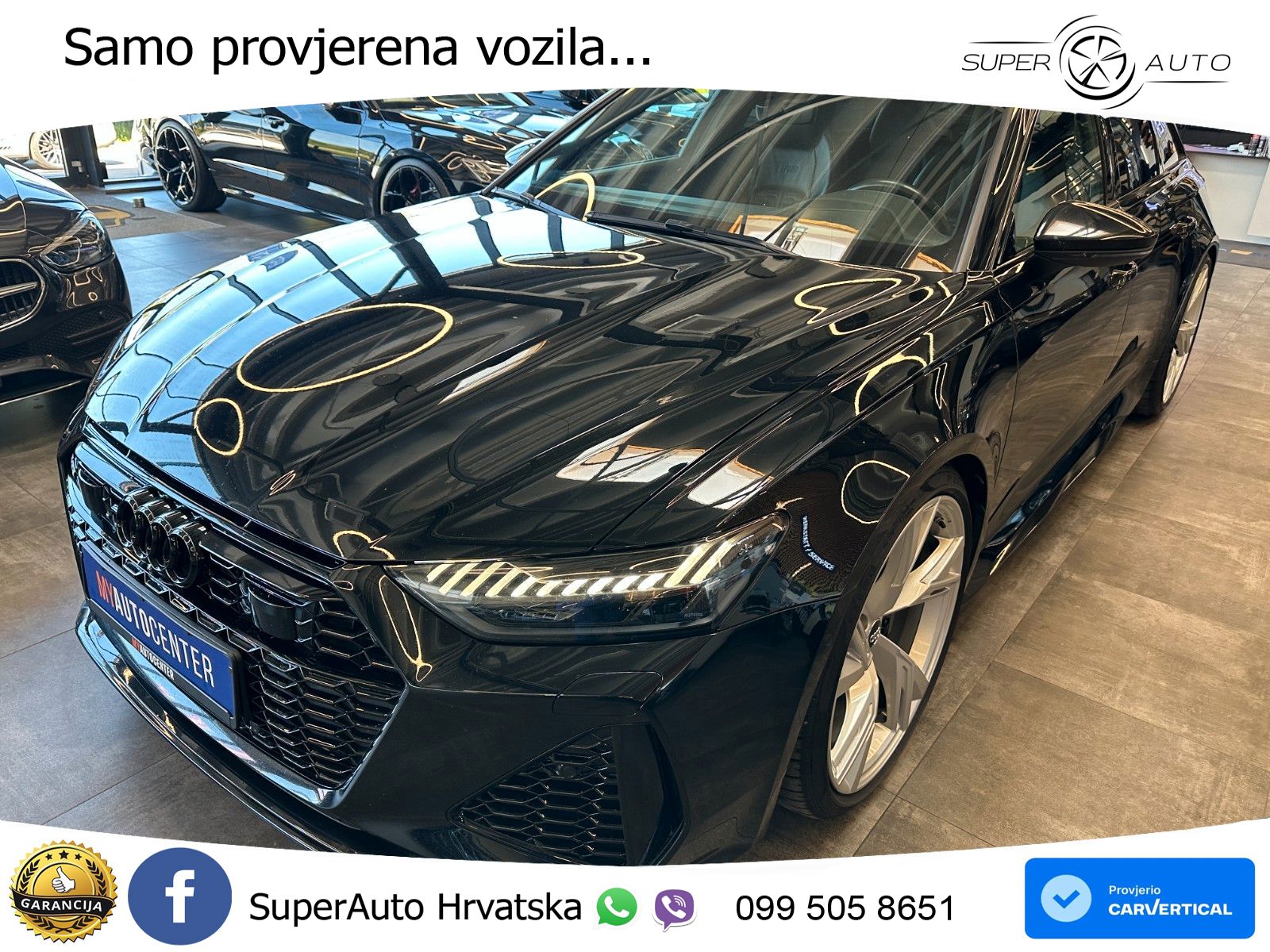 Audi RS6 Avant 4.0 TFSI V8 (600 KS) quattro Tiptronic ZRAČNI+ACC+GR SJED+KAM+PANO