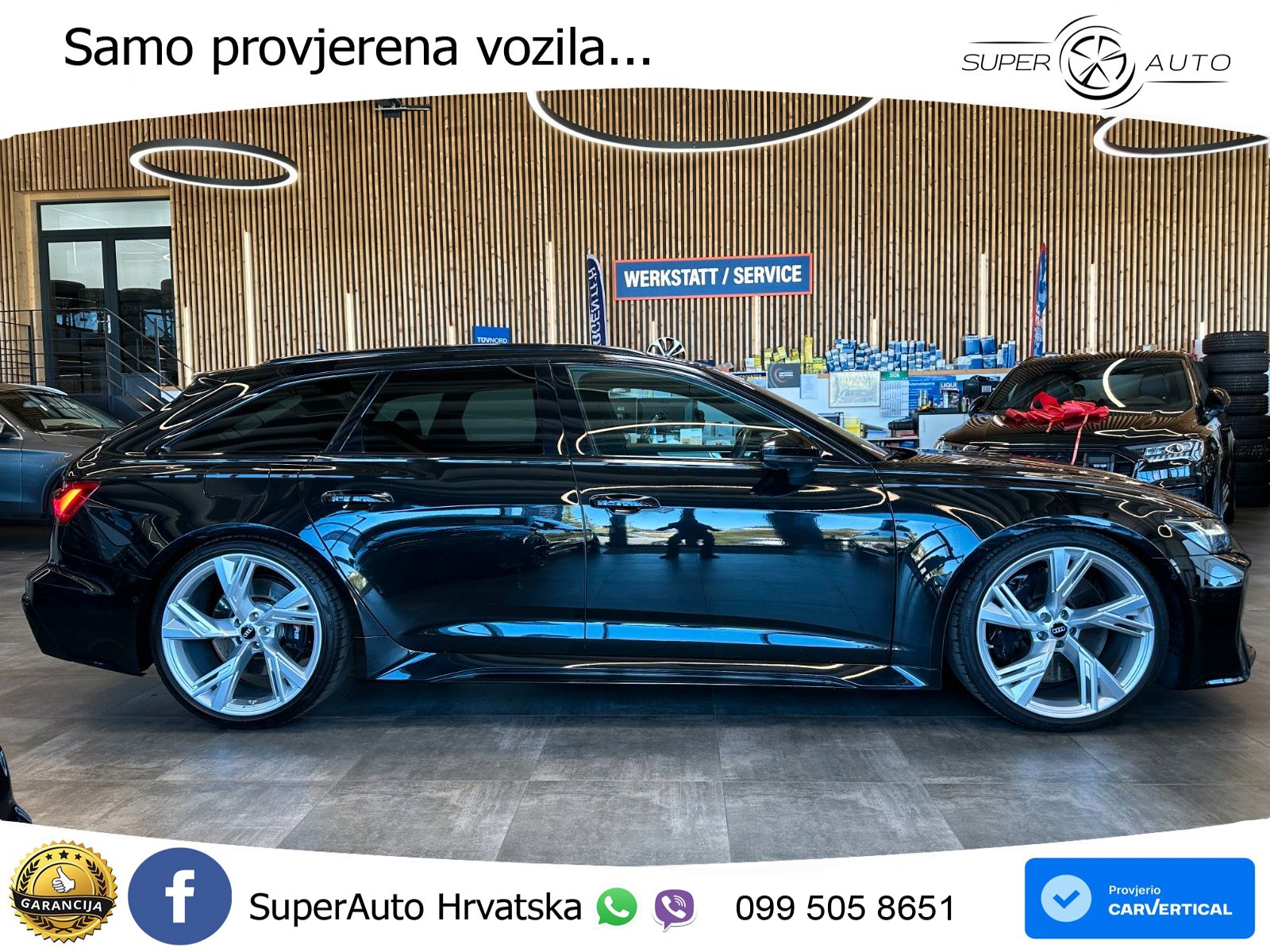 Audi RS6 Avant 4.0 TFSI V8 (600 KS) quattro Tiptronic ZRAČNI+ACC+GR SJED+KAM+PANO