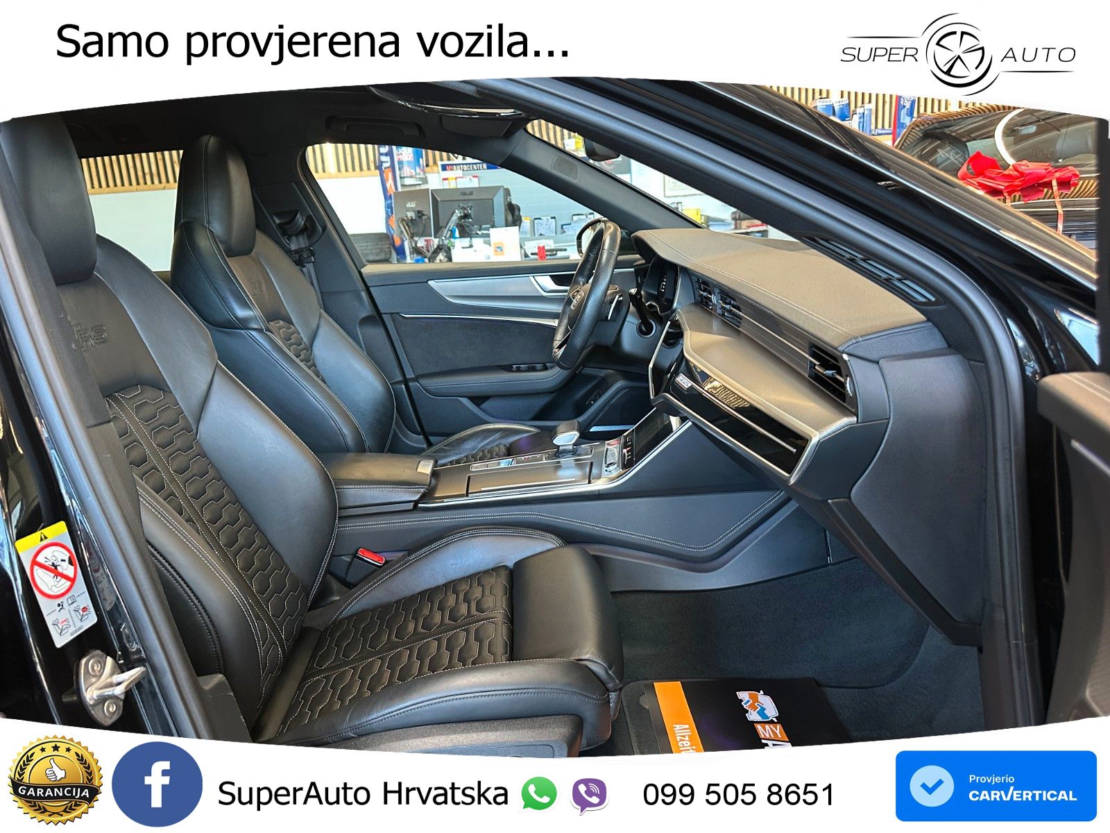Audi RS6 Avant 4.0 TFSI V8 (600 KS) quattro Tiptronic ZRAČNI+ACC+GR SJED+KAM+PANO