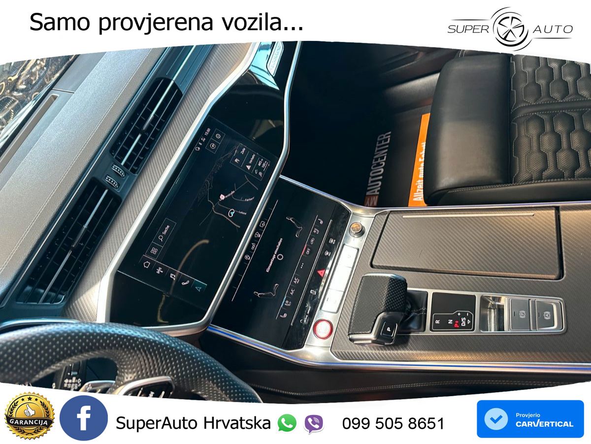 Audi RS6 Avant 4.0 TFSI V8 (600 KS) quattro Tiptronic ZRAČNI+ACC+GR SJED+KAM+PANO