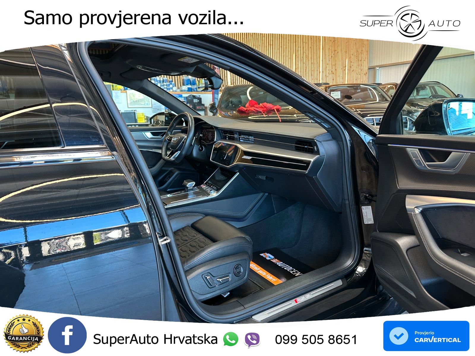 Audi RS6 Avant 4.0 TFSI V8 (600 KS) quattro Tiptronic ZRAČNI+ACC+GR SJED+KAM+PANO