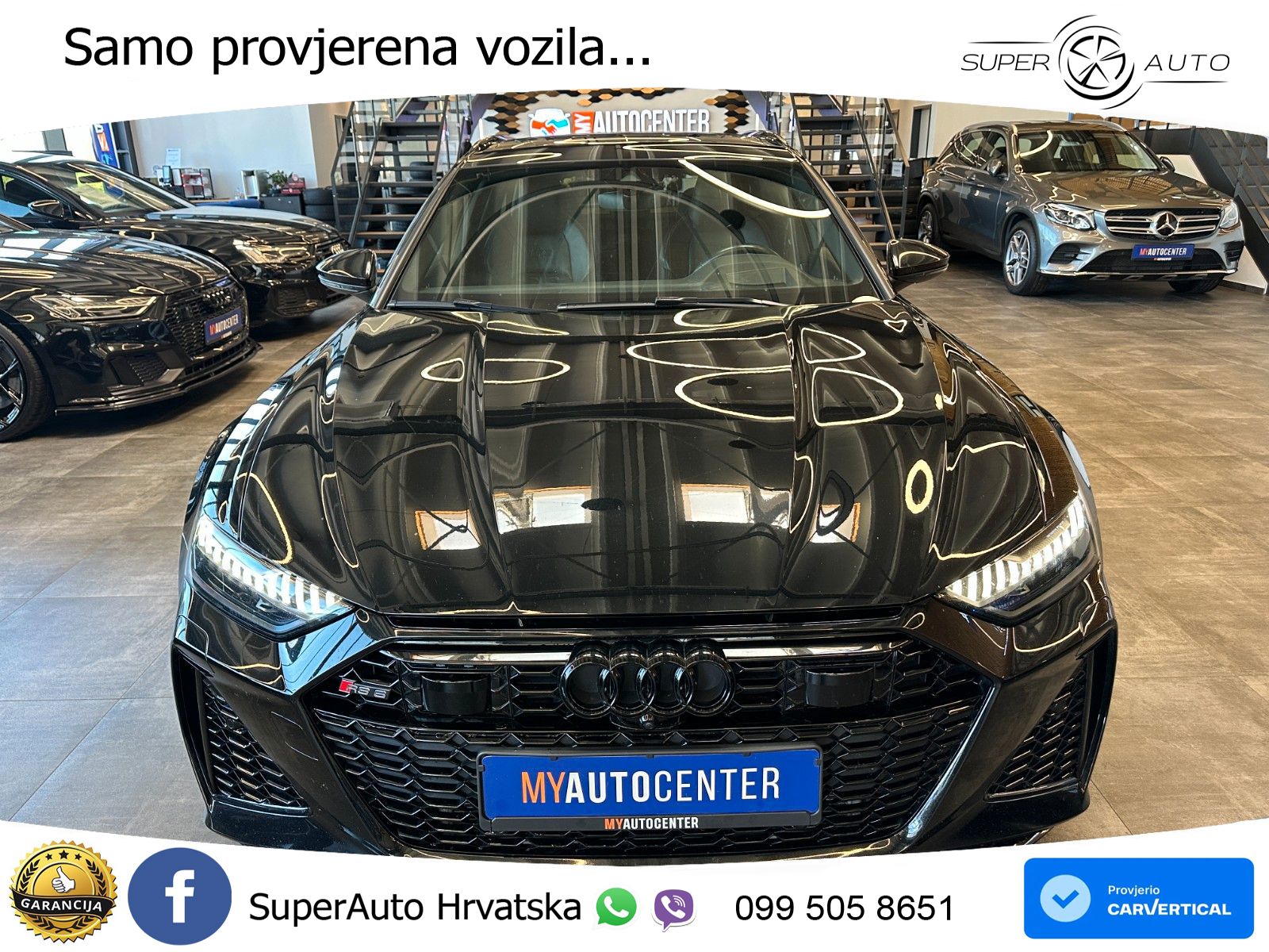 Audi RS6 Avant 4.0 TFSI V8 (600 KS) quattro Tiptronic ZRAČNI+ACC+GR SJED+KAM+PANO