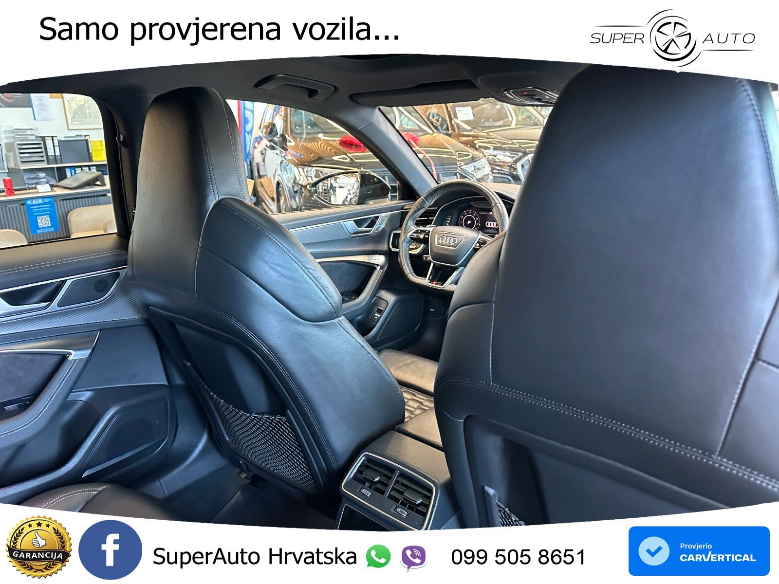 Audi RS6 Avant 4.0 TFSI V8 (600 KS) quattro Tiptronic ZRAČNI+ACC+GR SJED+KAM+PANO