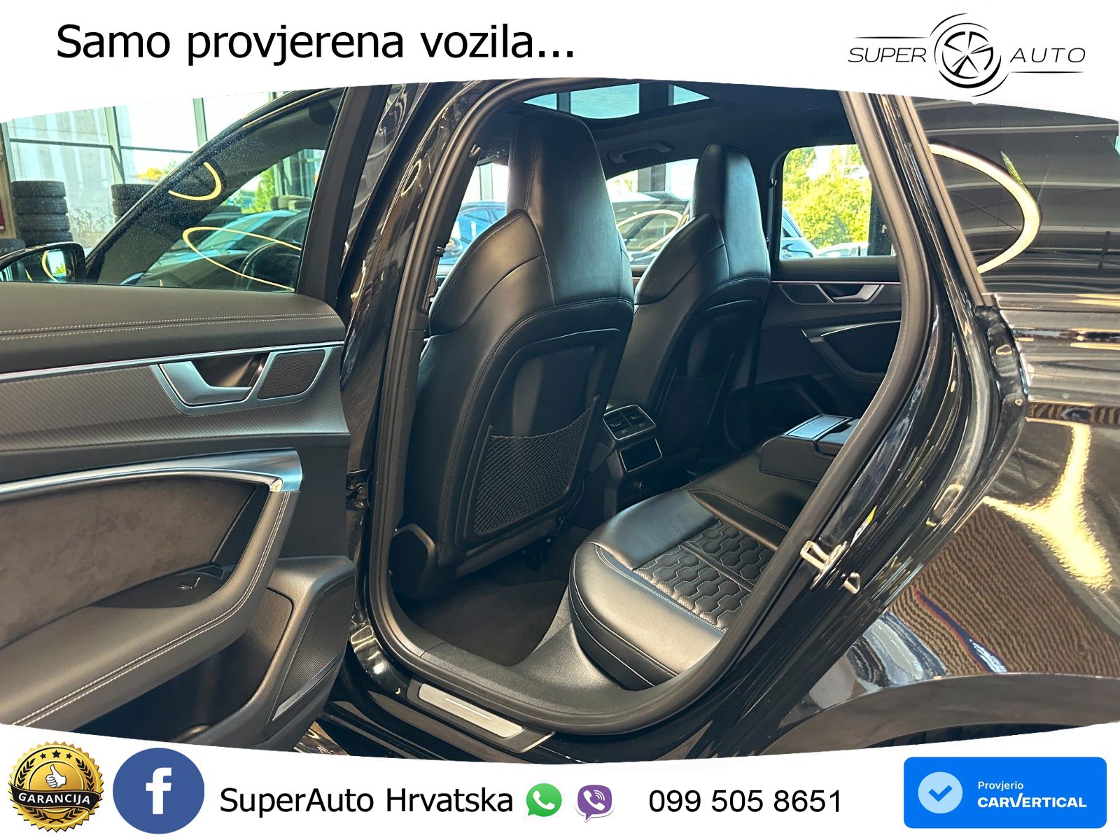 Audi RS6 Avant 4.0 TFSI V8 (600 KS) quattro Tiptronic ZRAČNI+ACC+GR SJED+KAM+PANO